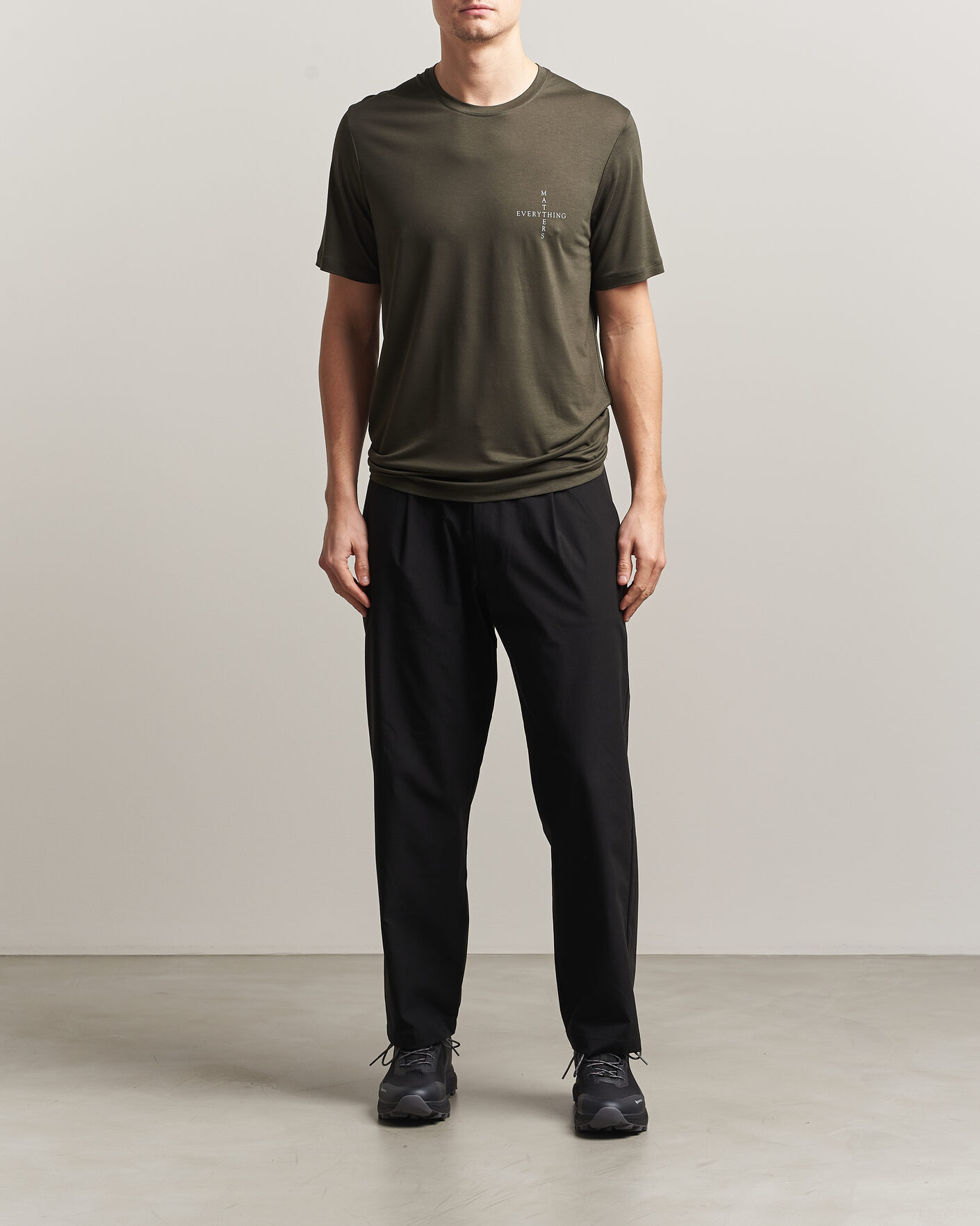 Homme | T-shirts | Houdini | Tree Message T-Shirt Green Illusion