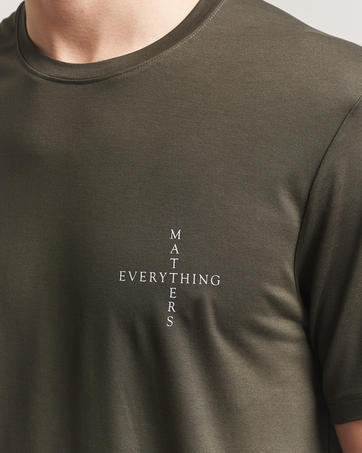 Homme | T-shirts | Houdini | Tree Message T-Shirt Green Illusion