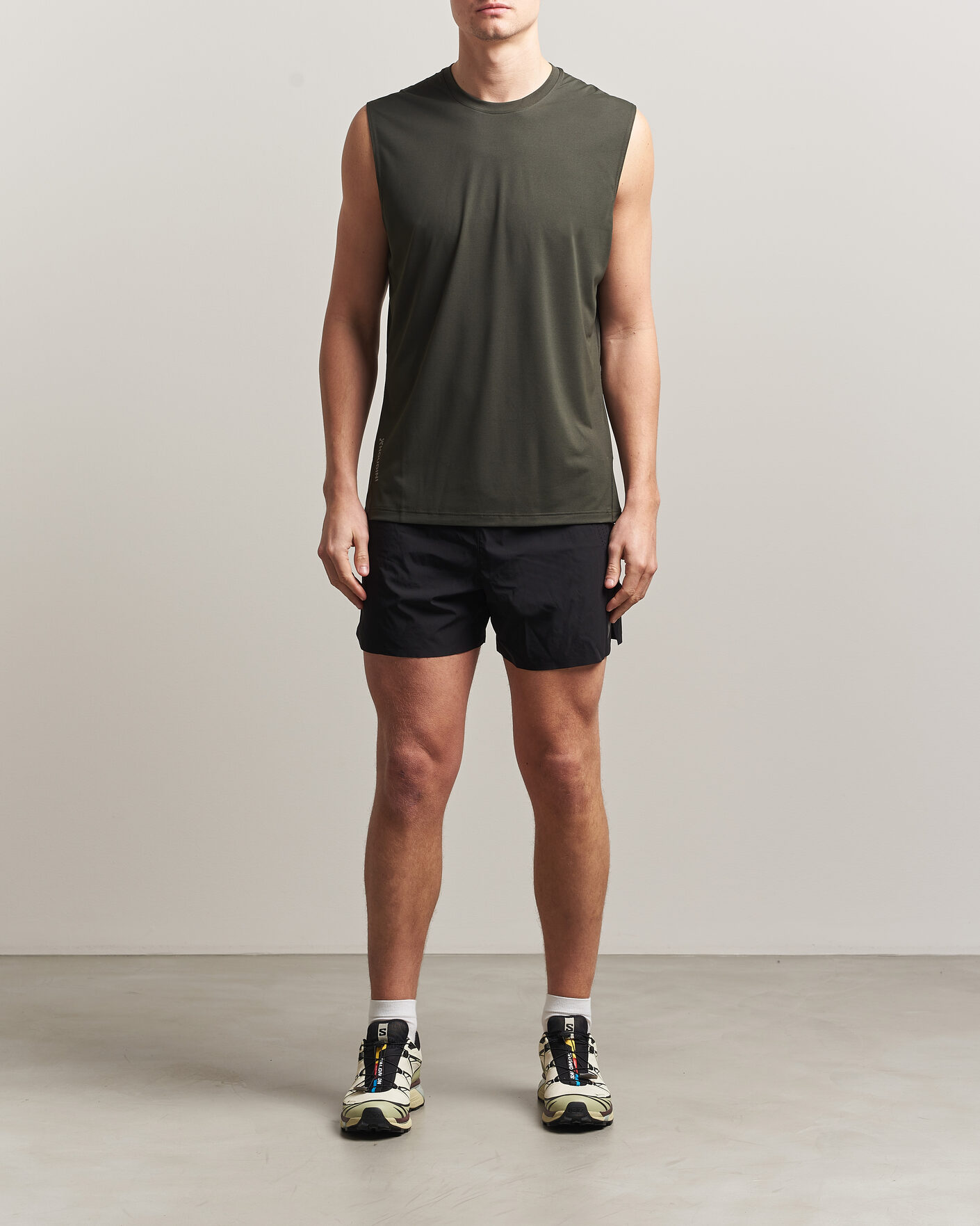 Homme | T-shirts | Houdini | Pace Air Tank Green Illusion