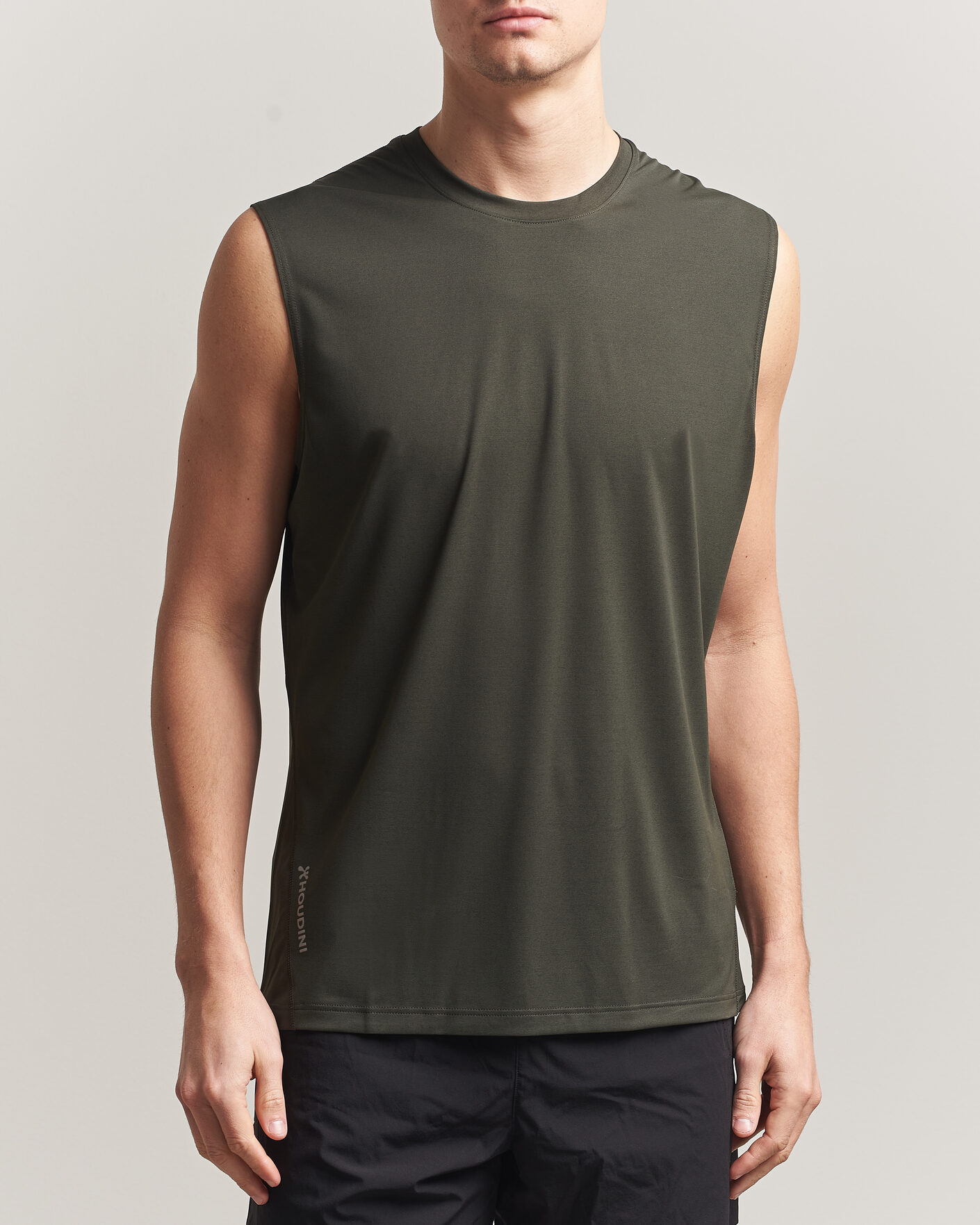 Homme | T-shirts | Houdini | Pace Air Tank Green Illusion