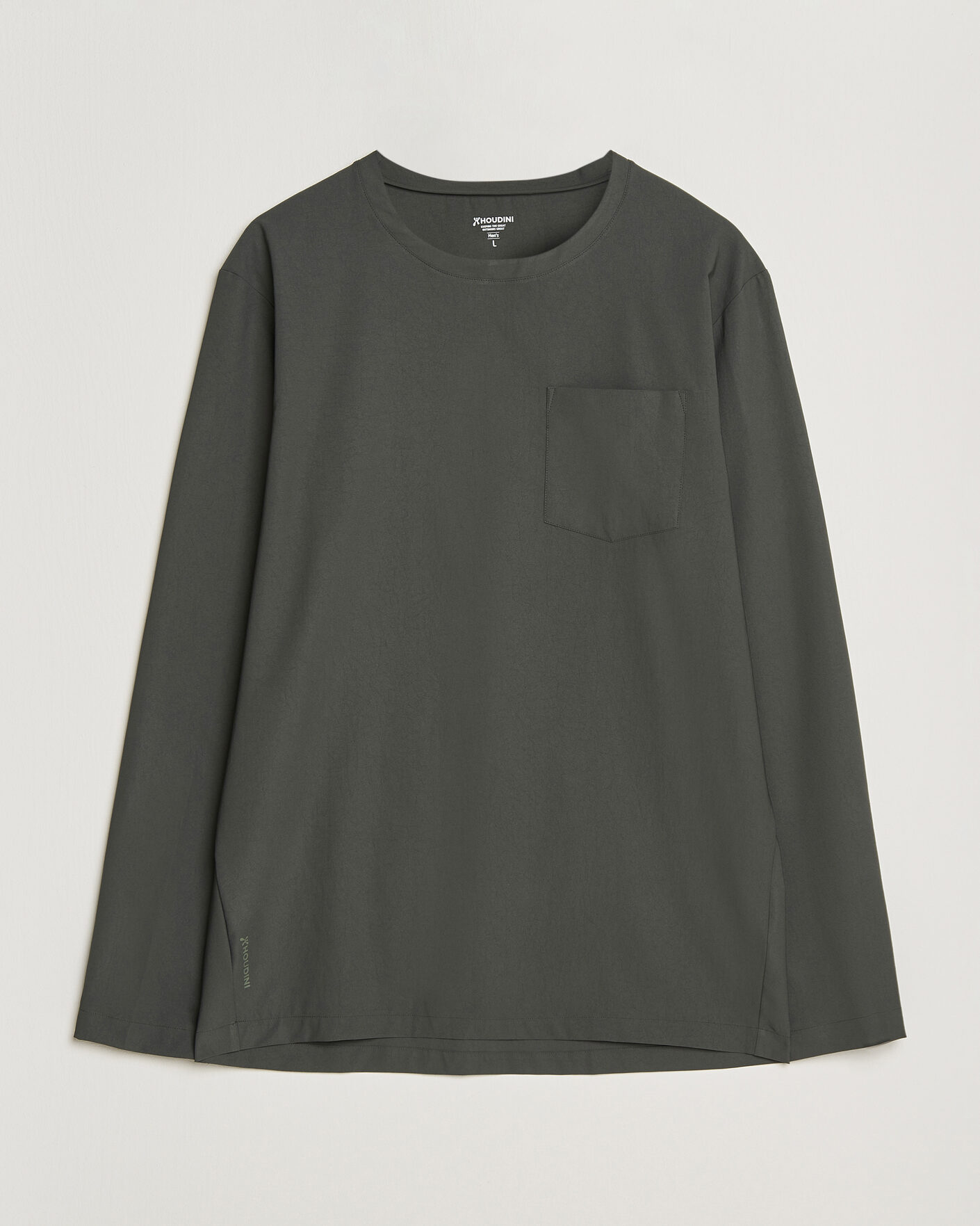 Homme | T-shirts | Houdini | Cover Crew Green Illusion