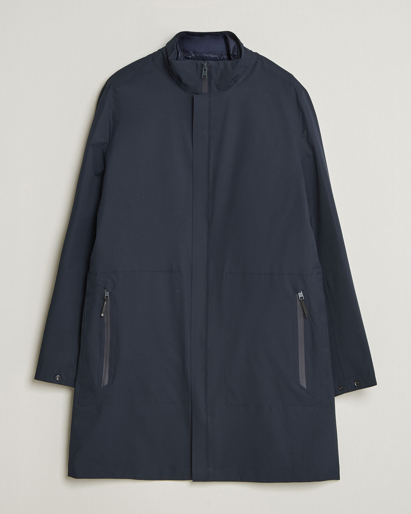 Homme | Manteaux Et Vestes | Woolrich | Two Layer 2 in 1 Carcoat Melton Blue