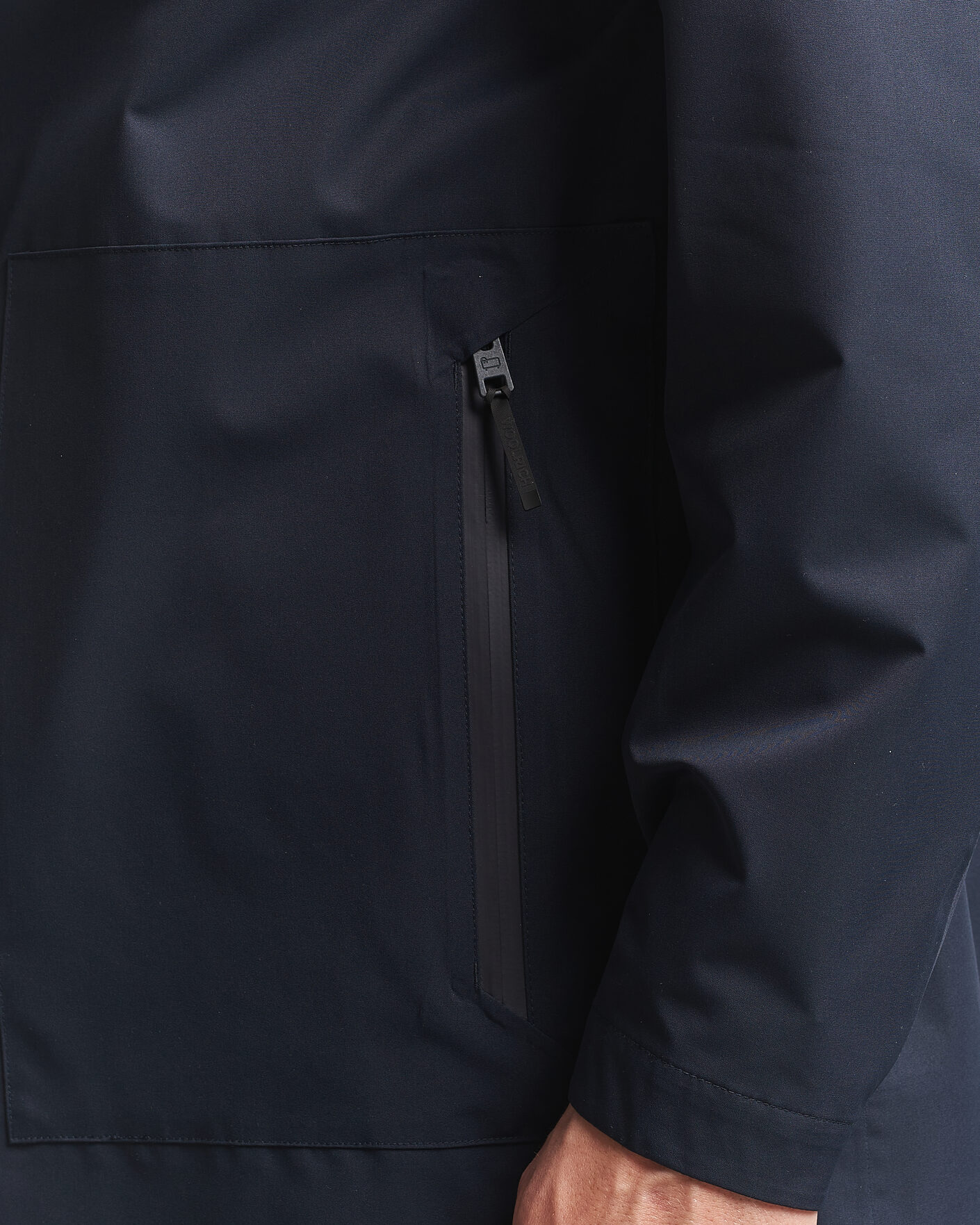 Homme | Manteaux Et Vestes | Woolrich | Two Layer 2 in 1 Carcoat Melton Blue