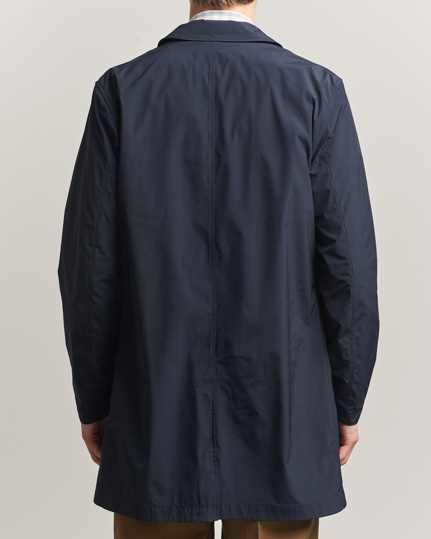 Homme | Manteaux Et Vestes | Woolrich | Urban Nylon Water Repelent Carcoat Melton Blue