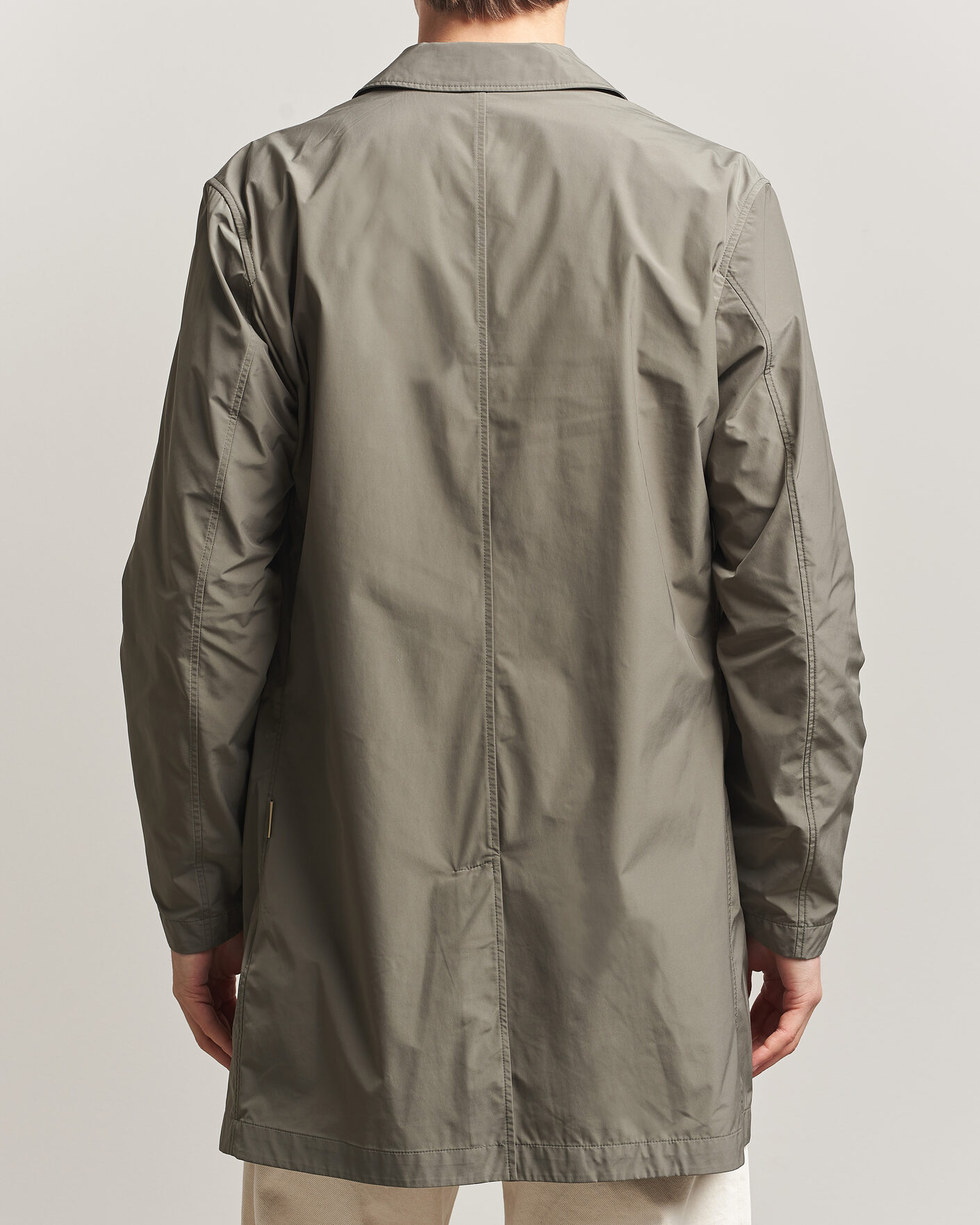 Homme | Manteaux Et Vestes | Woolrich | Urban Nylon Water Repelent Carcoat Smokey Olive