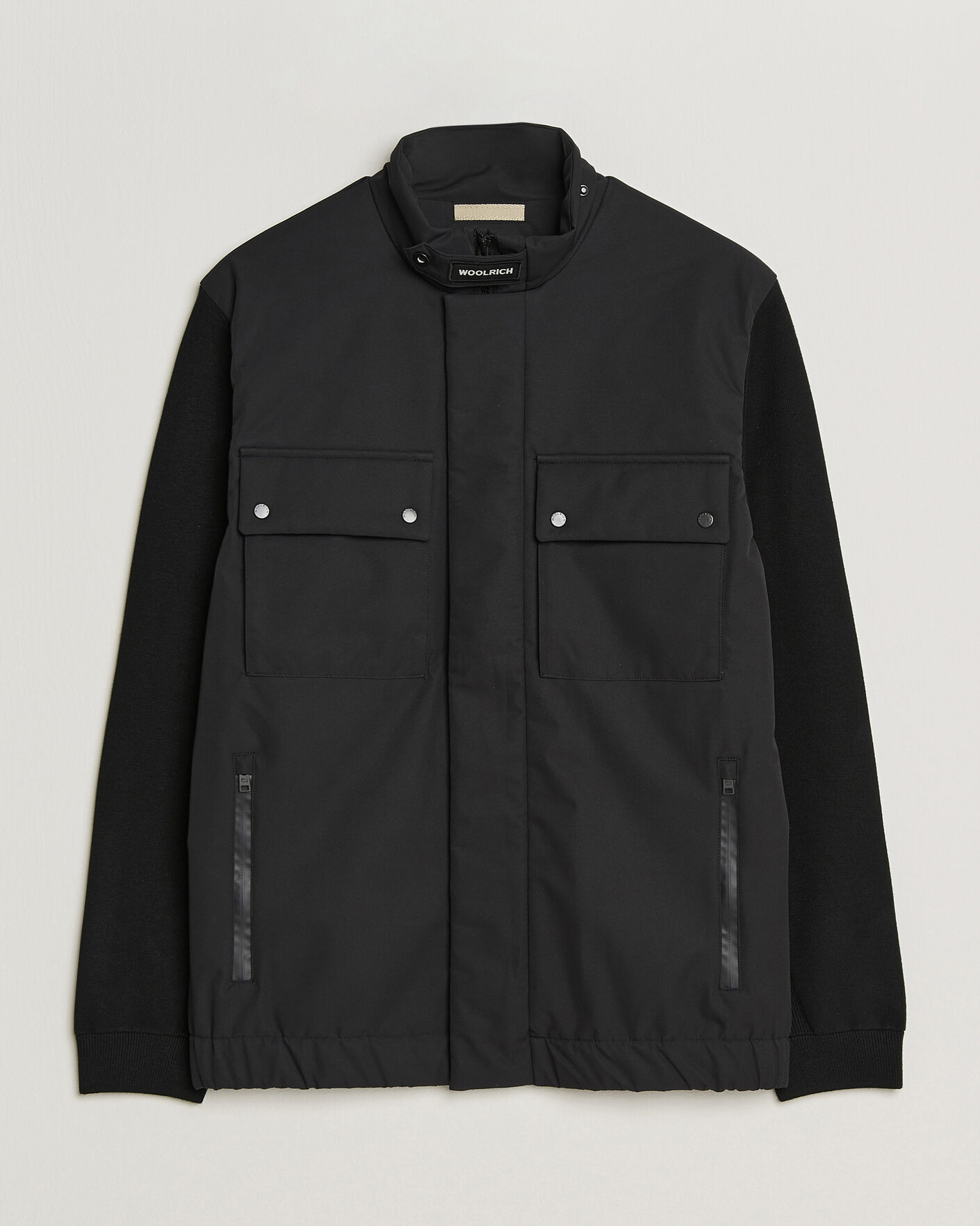Homme | Manteaux Et Vestes | Woolrich | Two Layers Hybrid Jacket Black