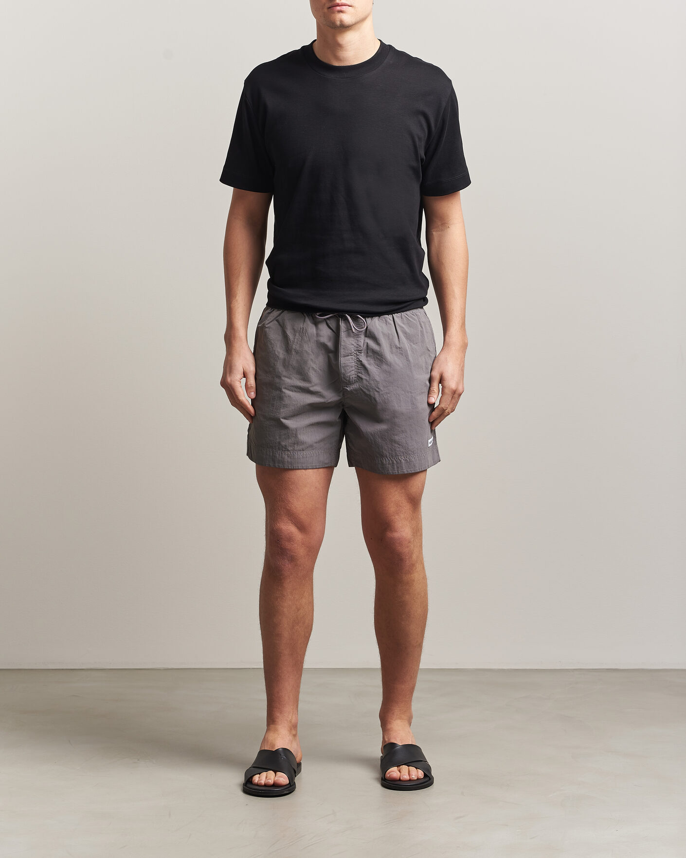 Homme | Maillots De Bain | Woolrich | Solid Garment Dyed Swimshorts Chark