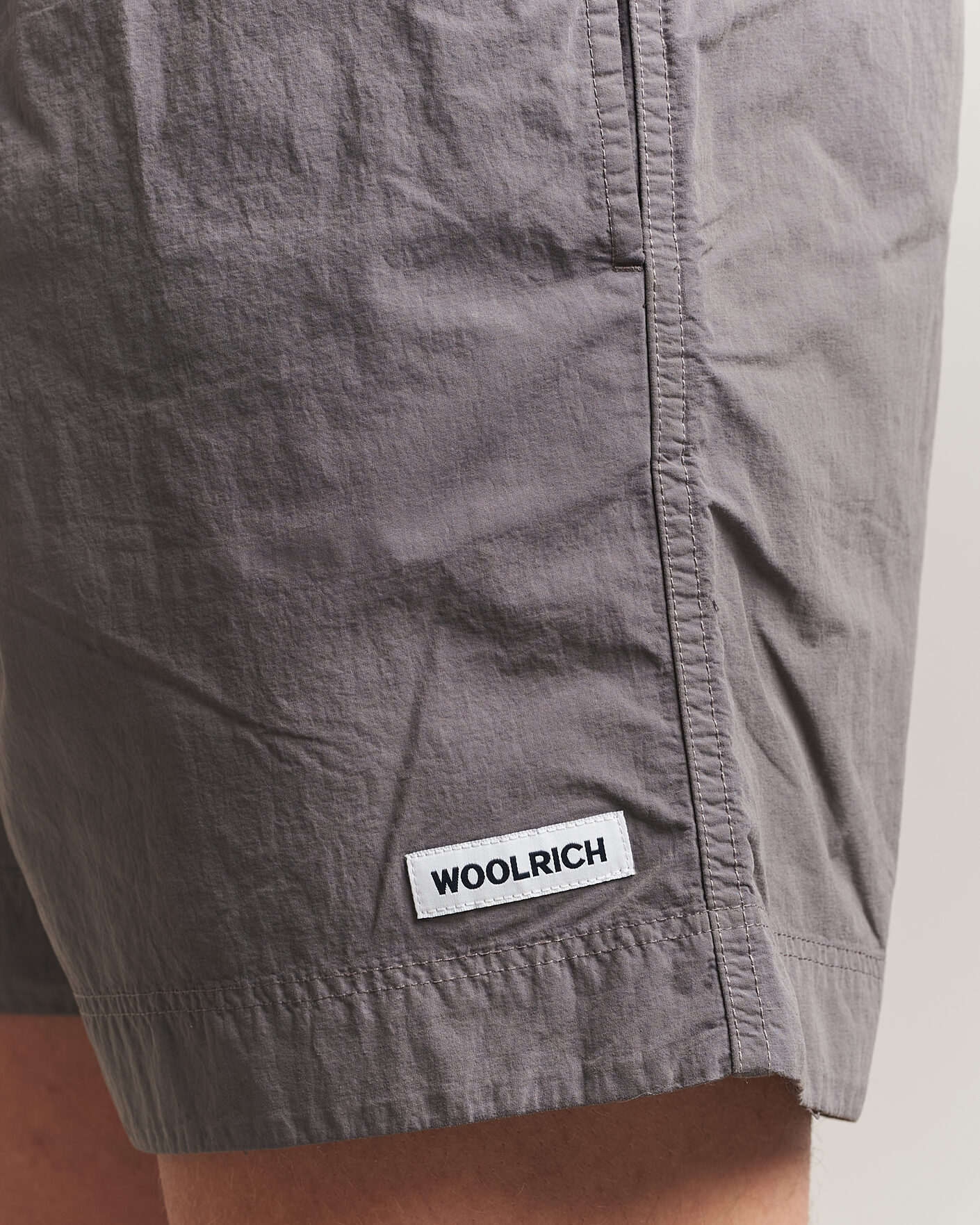 Homme | Maillots De Bain | Woolrich | Solid Garment Dyed Swimshorts Chark