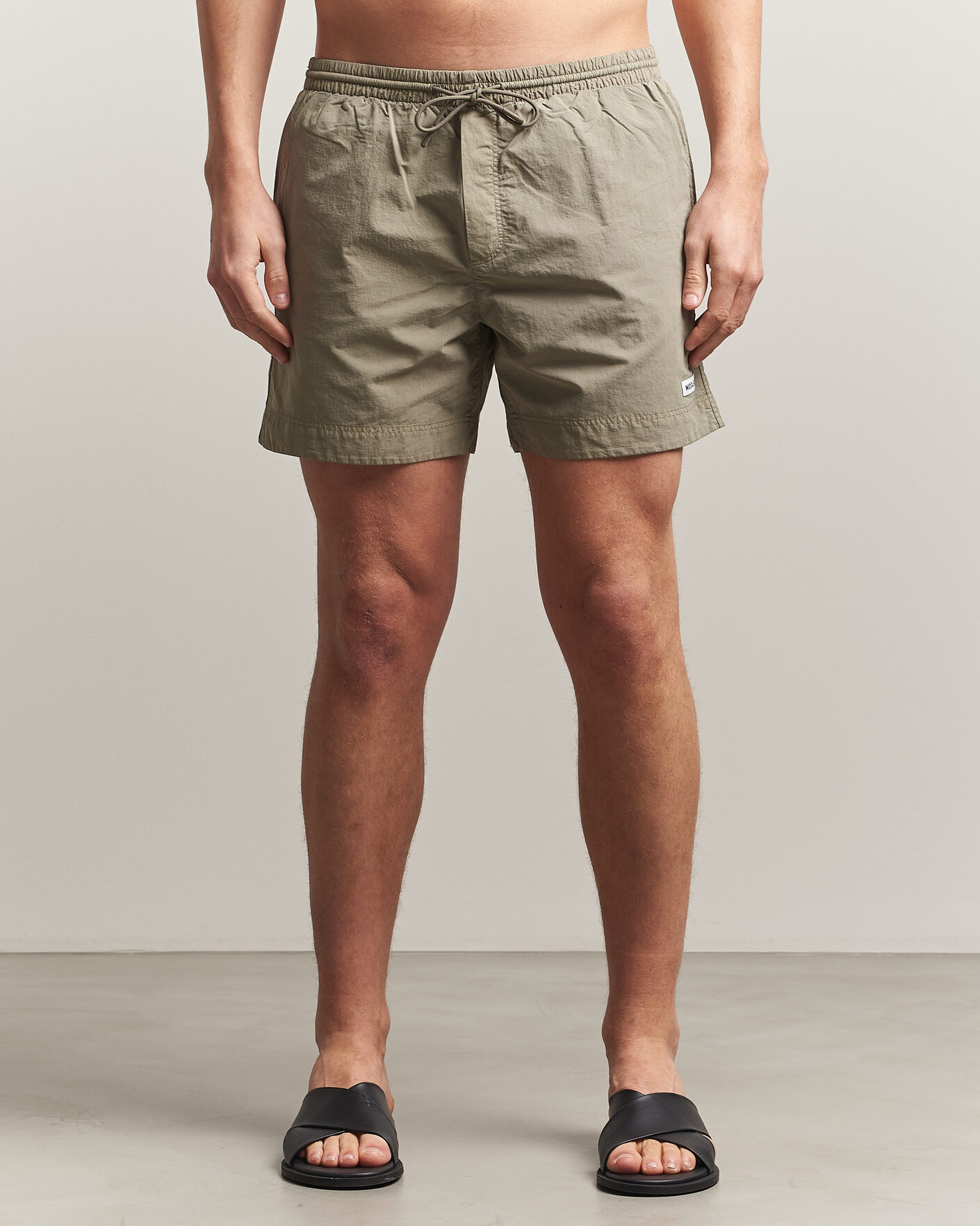 Homme | Maillots De Bain | Woolrich | Solid Garment Dyed Swimshorts Smokey Olive