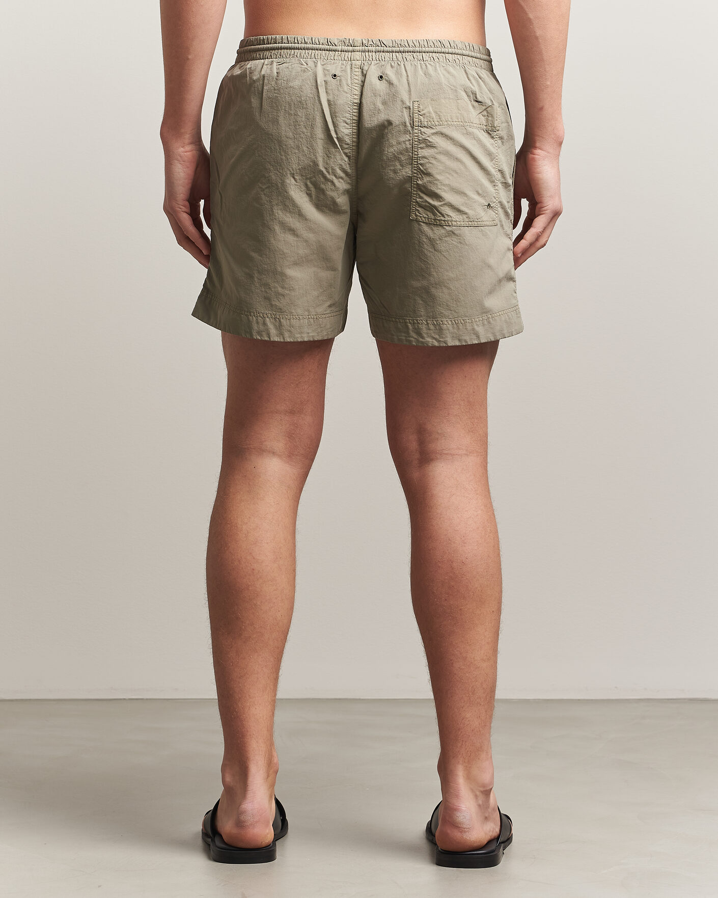 Homme | Maillots De Bain | Woolrich | Solid Garment Dyed Swimshorts Smokey Olive