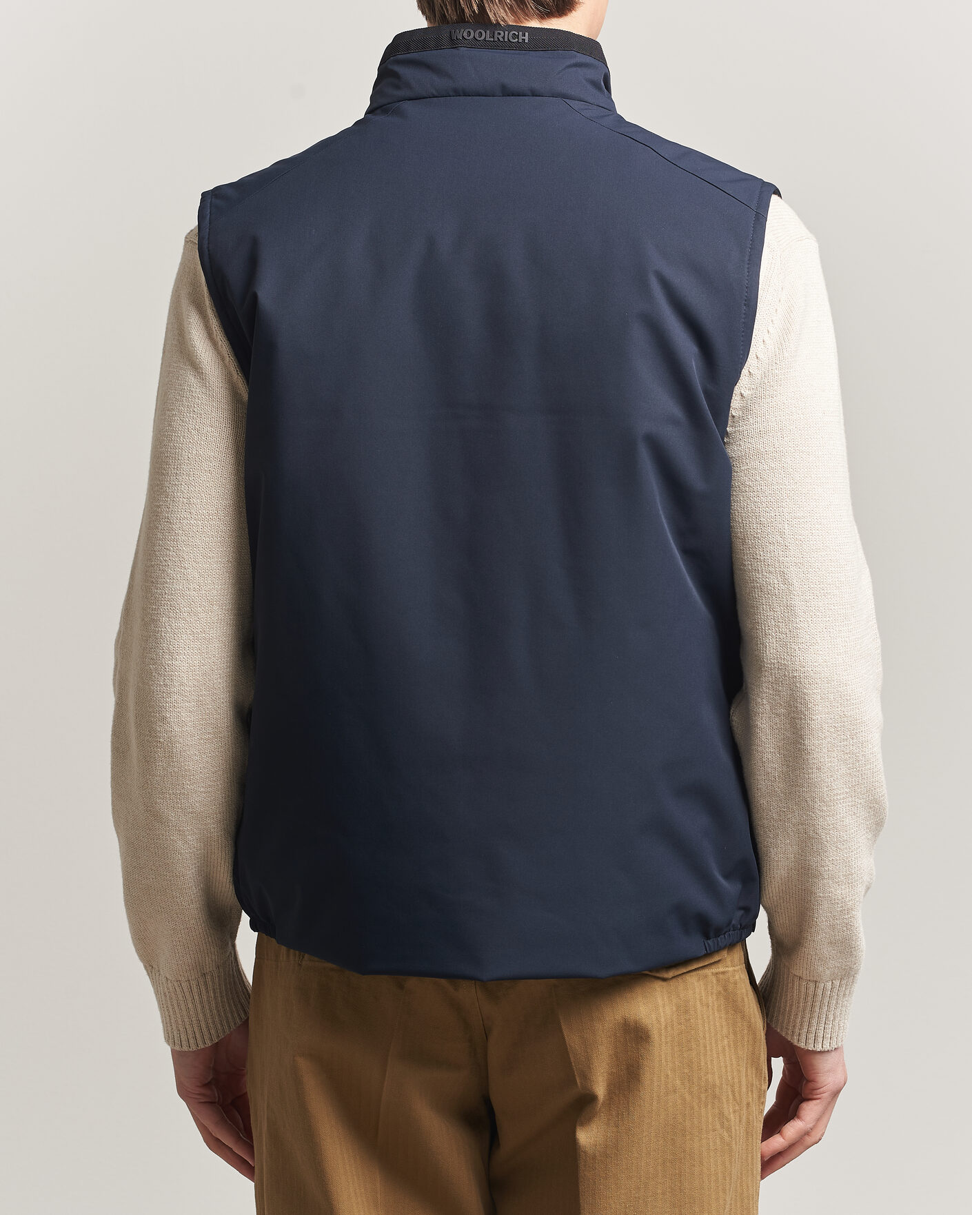 Homme | Gilets | Woolrich | Two Layer Sailing Vest Melton Blue