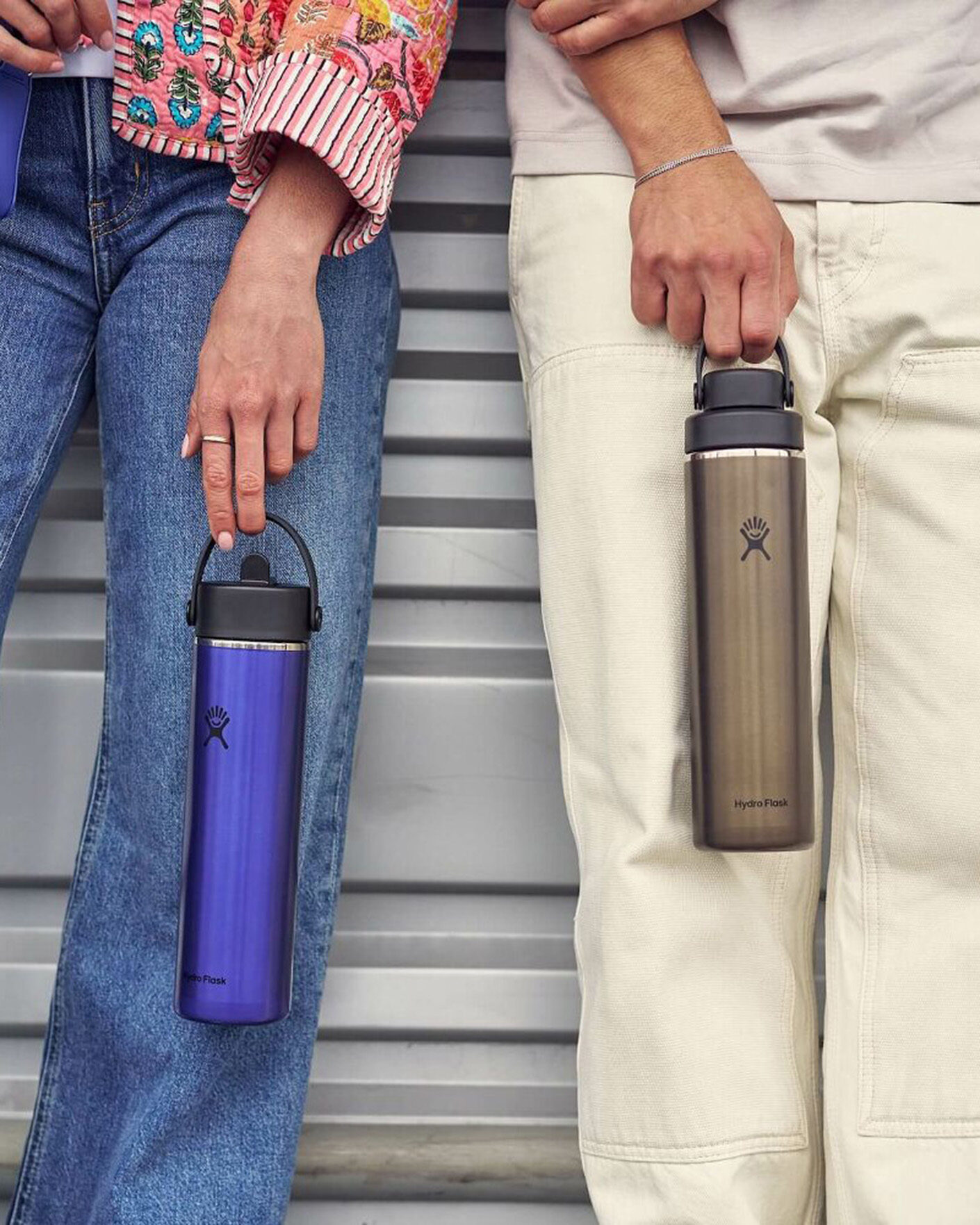 Homme | Outdoor living | Hydro Flask | Lightweight Flex Straw 24oz Bottle Obsidian