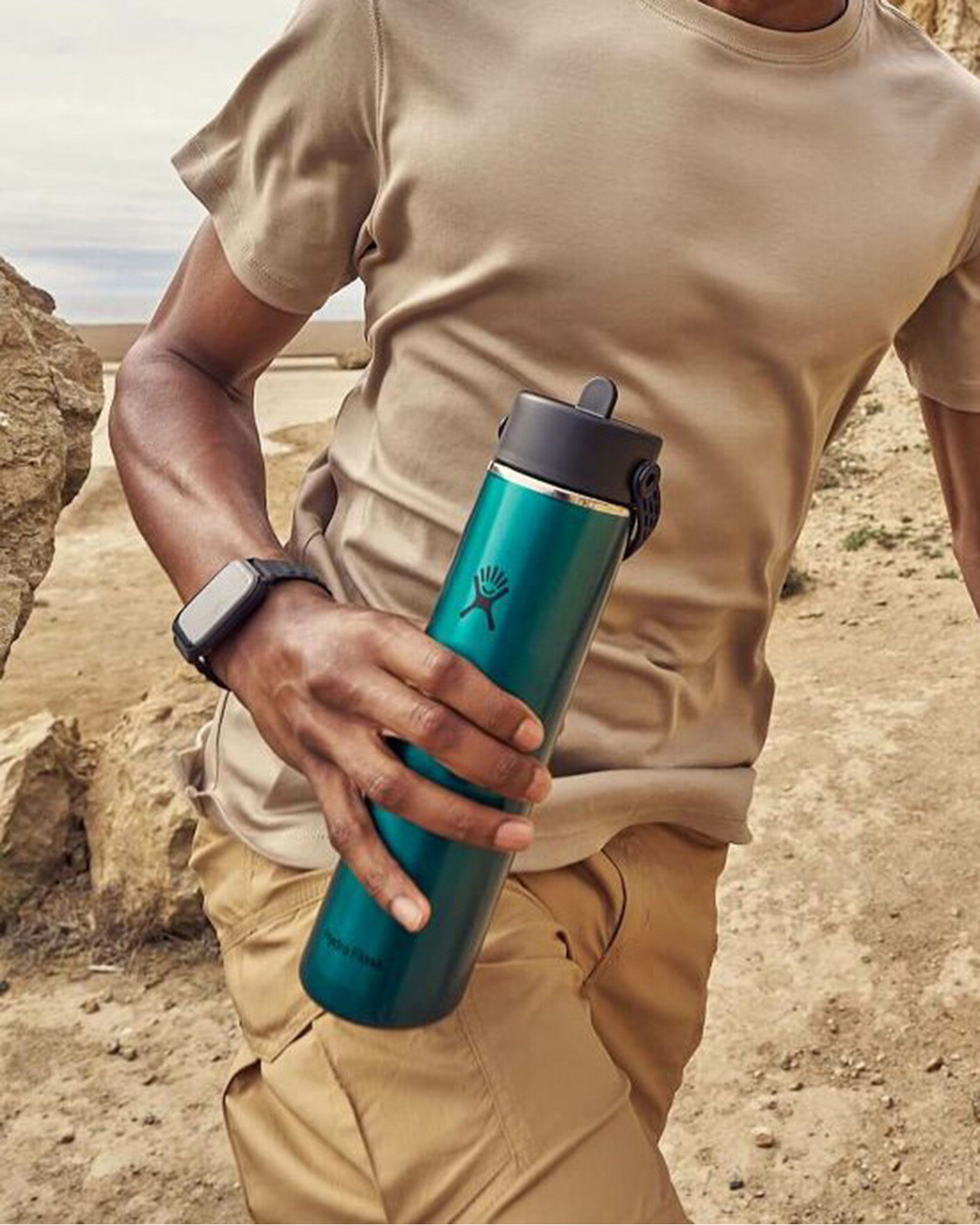 Homme | Outdoor living | Hydro Flask | Lightweight Flex Straw 24oz Bottle Emerald Green