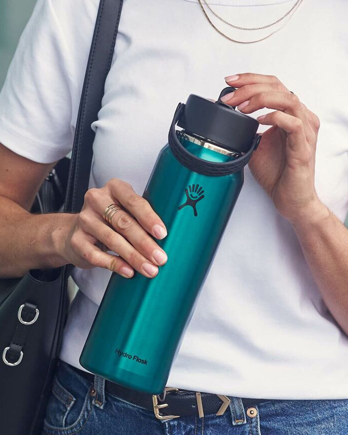 Homme | Outdoor living | Hydro Flask | Lightweight Flex Straw 32oz Bottle Emerald Green