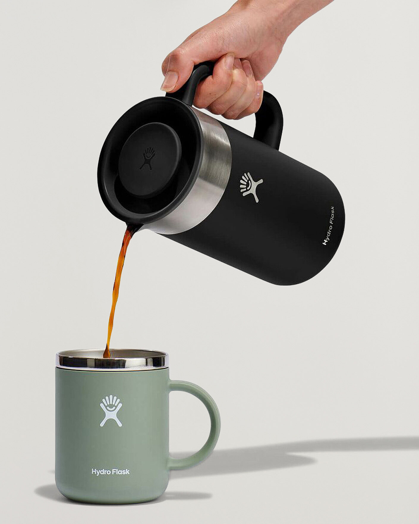 Homme | Outdoor living | Hydro Flask | Insulated French Press Coffee Maker Black
