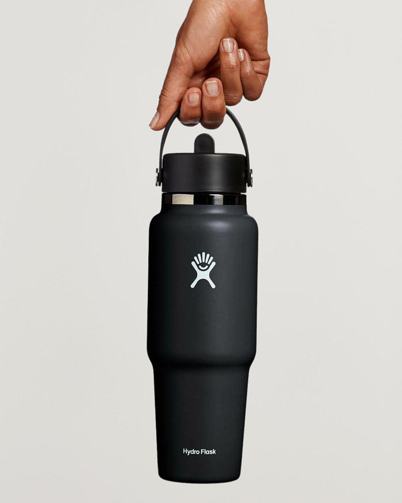 Homme | Outdoor living | Hydro Flask | Travel Bottle Flex Straw Cap 32oz Black