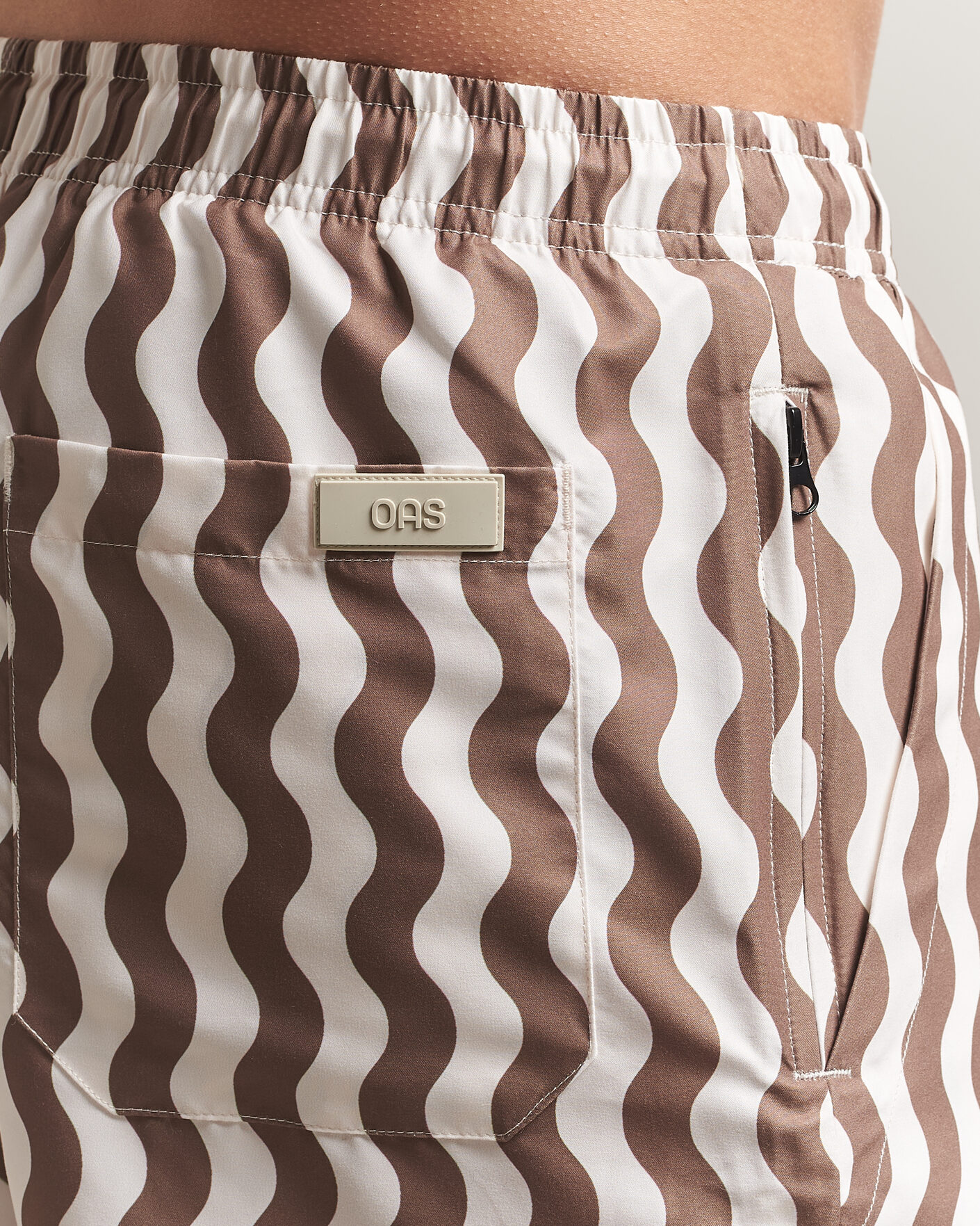 Homme | Maillots De Bain | OAS | Printed Swimshorts Fine Waver