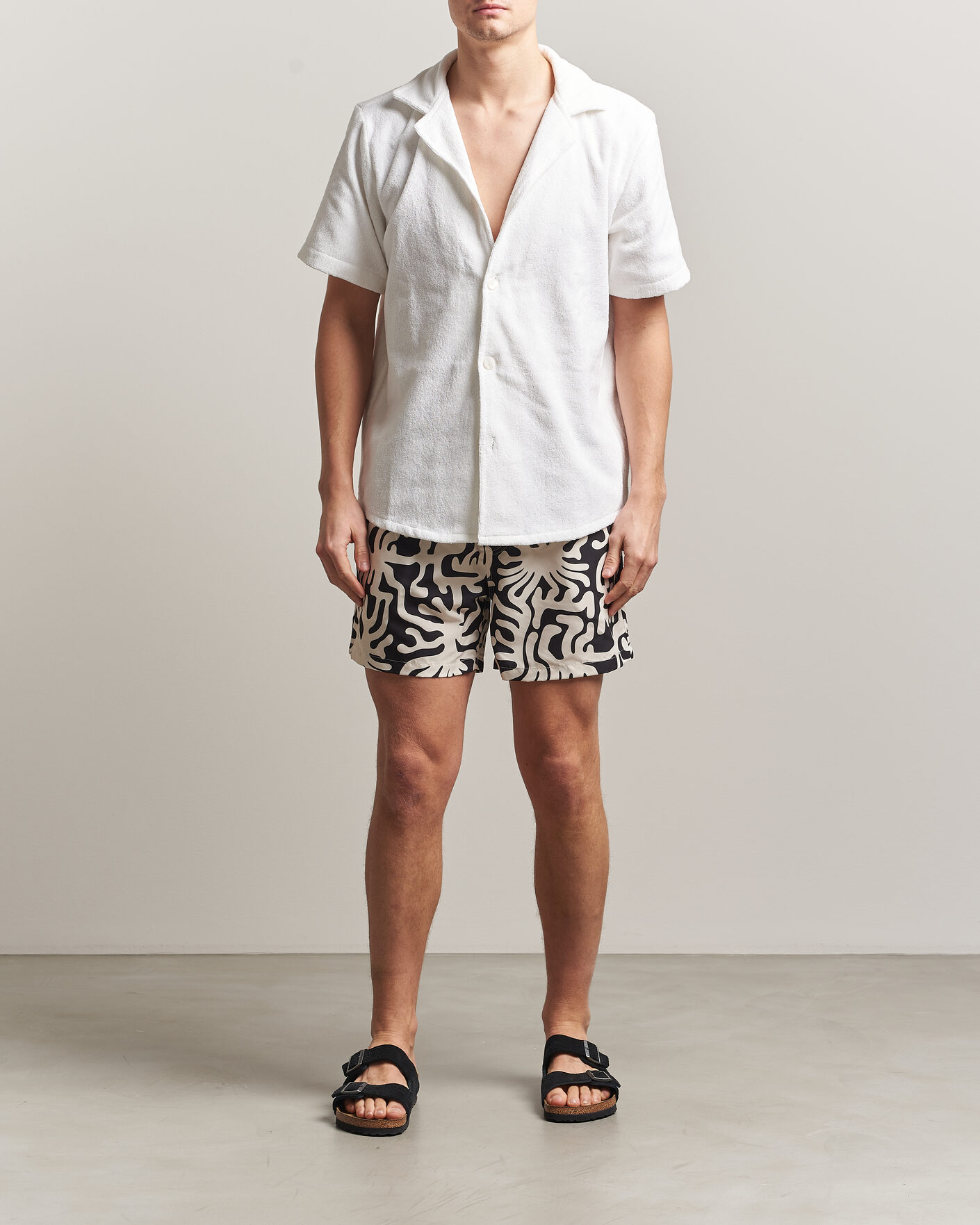 Homme | Maillots De Bain | OAS | Printed Swimshorts Loefy