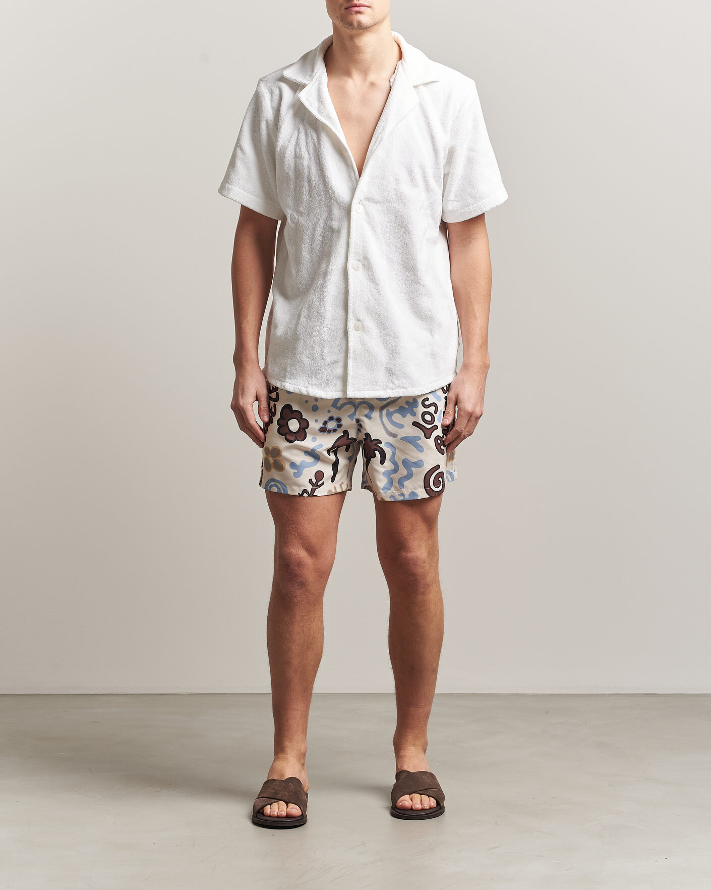 Homme | Maillots De Bain | OAS | Printed Swimshorts Memento