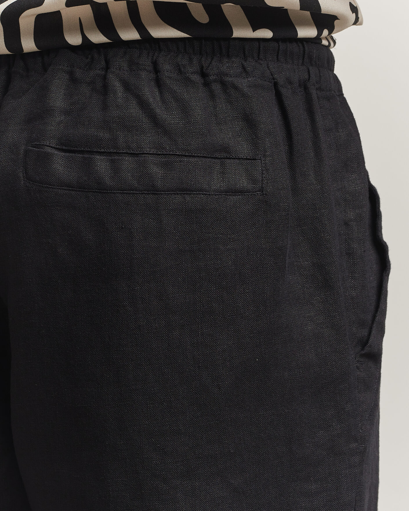 Homme | Pantalons | OAS | Nino Linen Pants Black