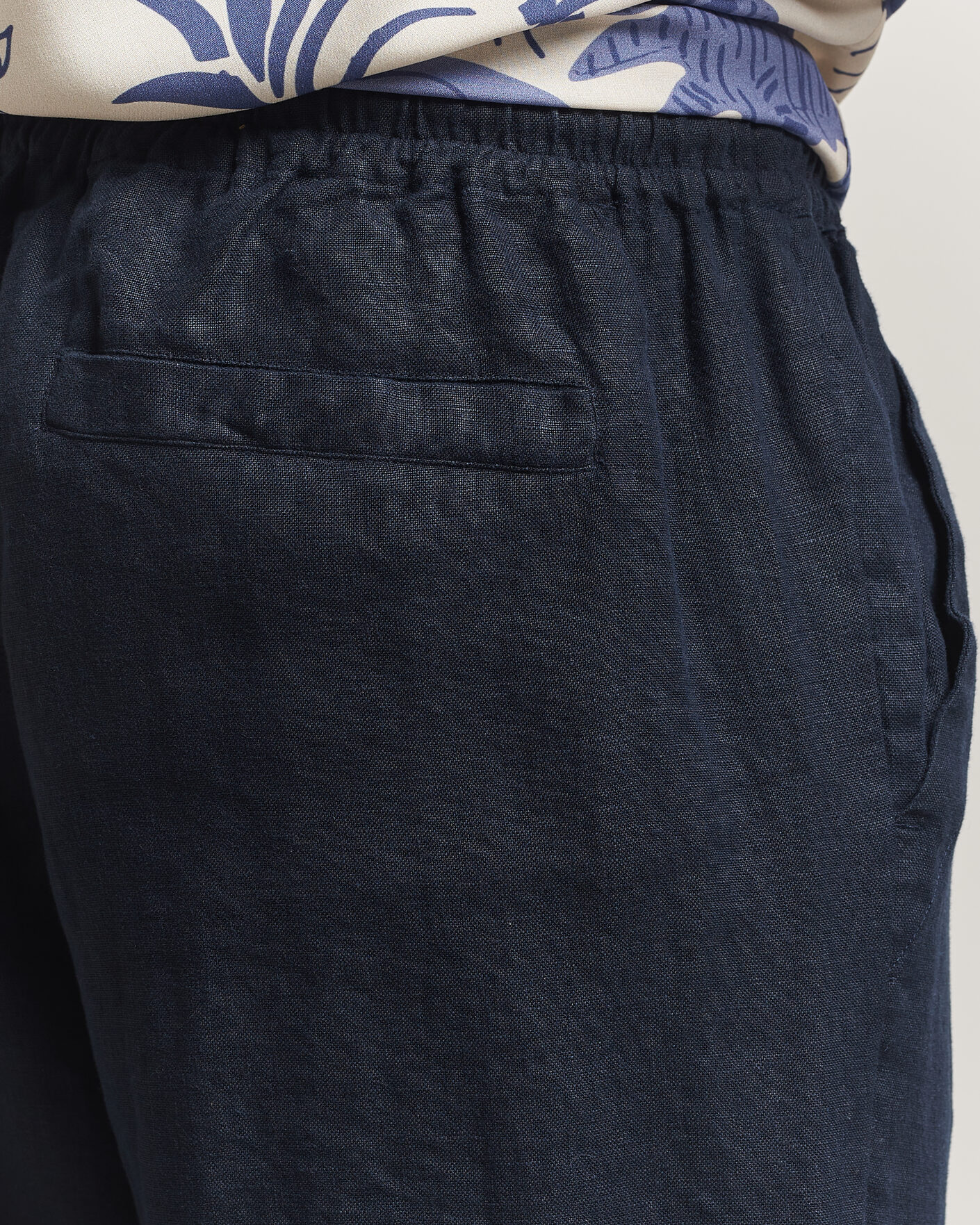 Homme | Pantalons | OAS | Nino Linen Pants Navy