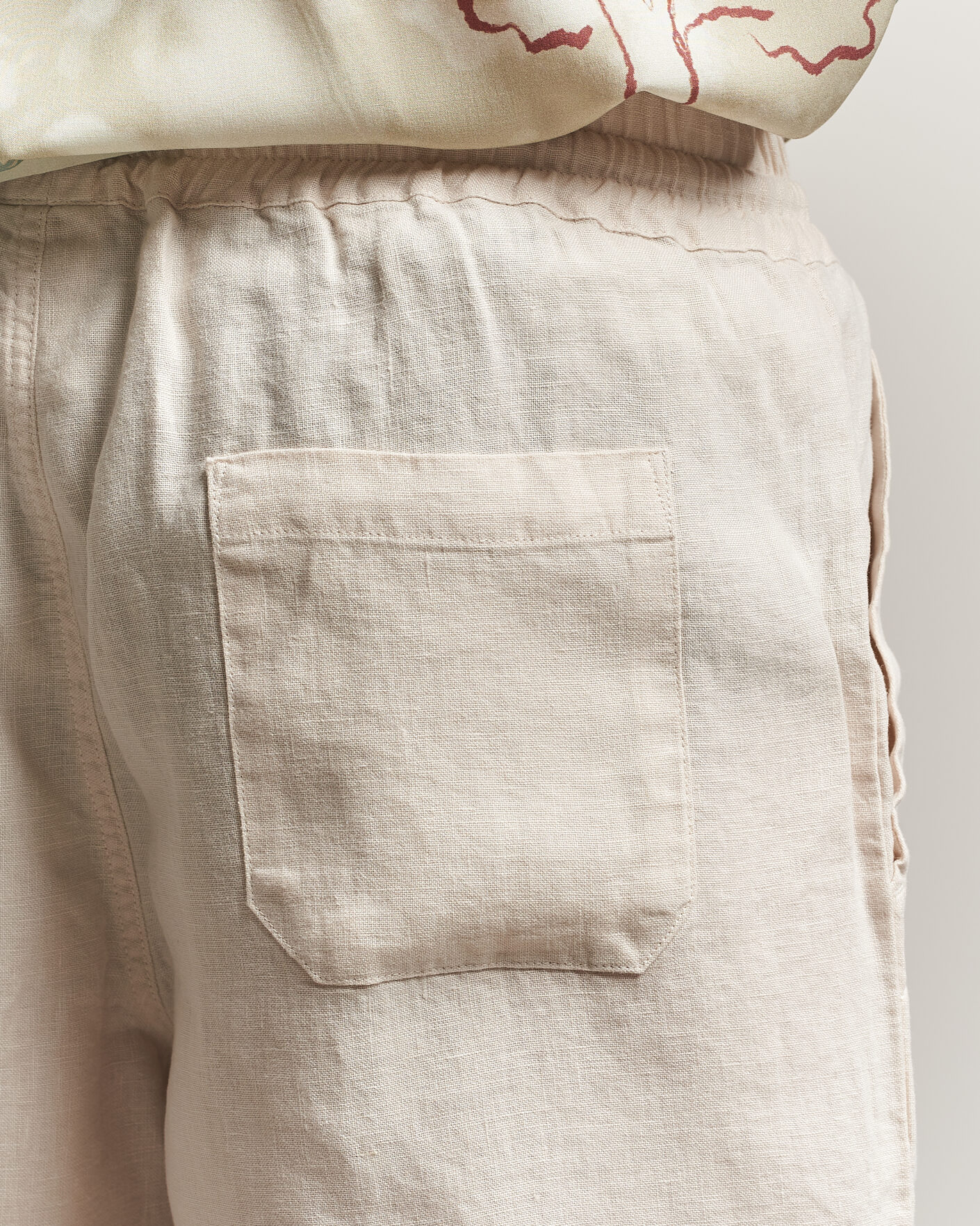 Homme | Shorts | OAS | Porto Linen Shorts Beige