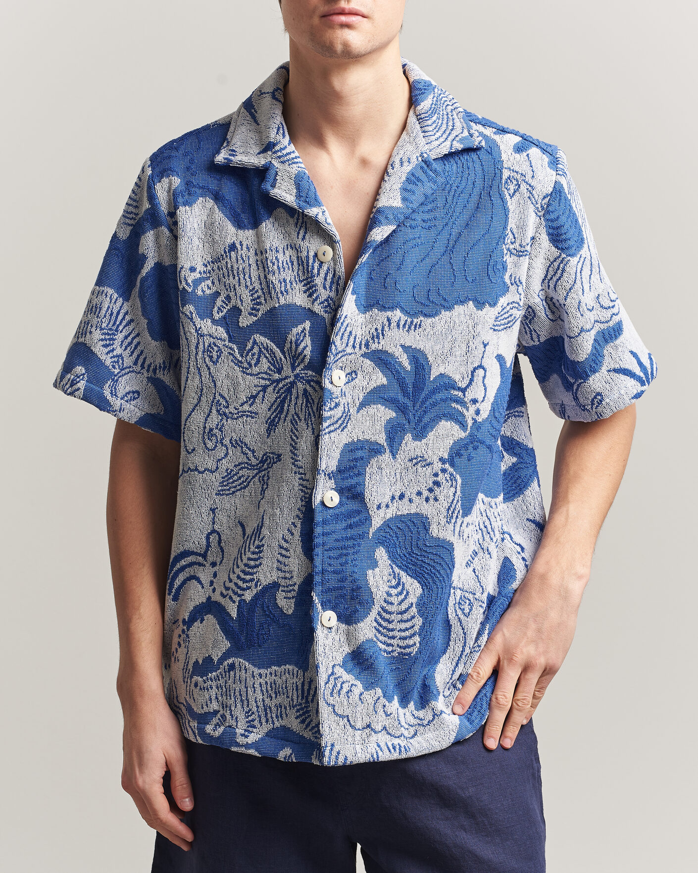 Homme | Chemises | OAS | Cuba Short Sleeve Shirt Mystea