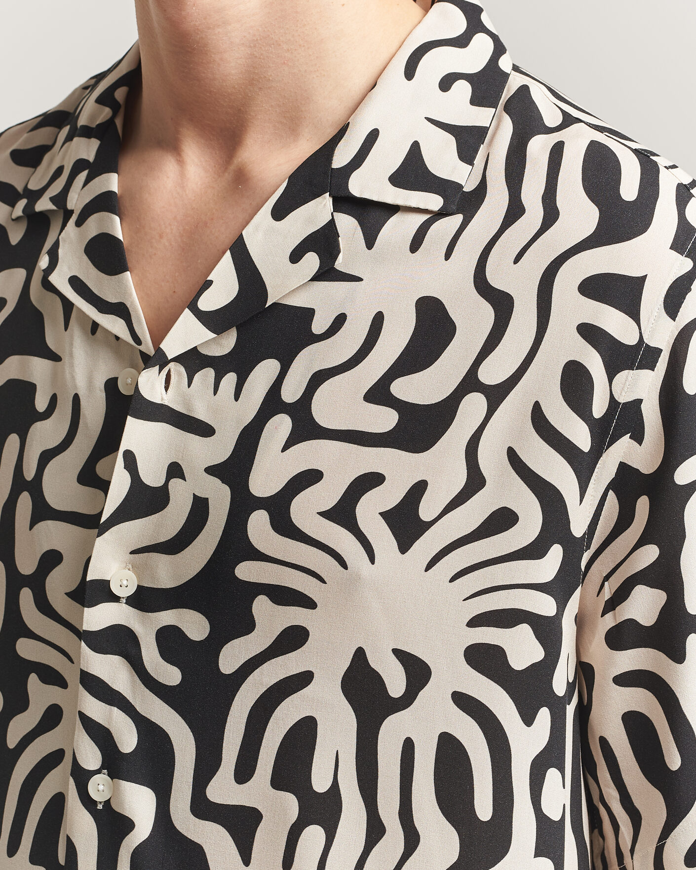 Homme | Chemises | OAS | Rocco Viscose Short Sleeve Shirt Loefy