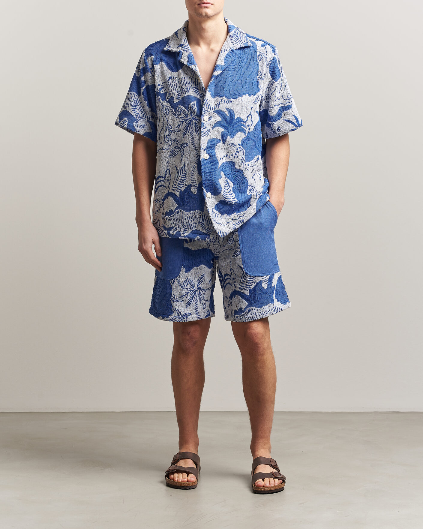 Homme | Shorts | OAS | Nicola Cotton Net Shorts Mystea