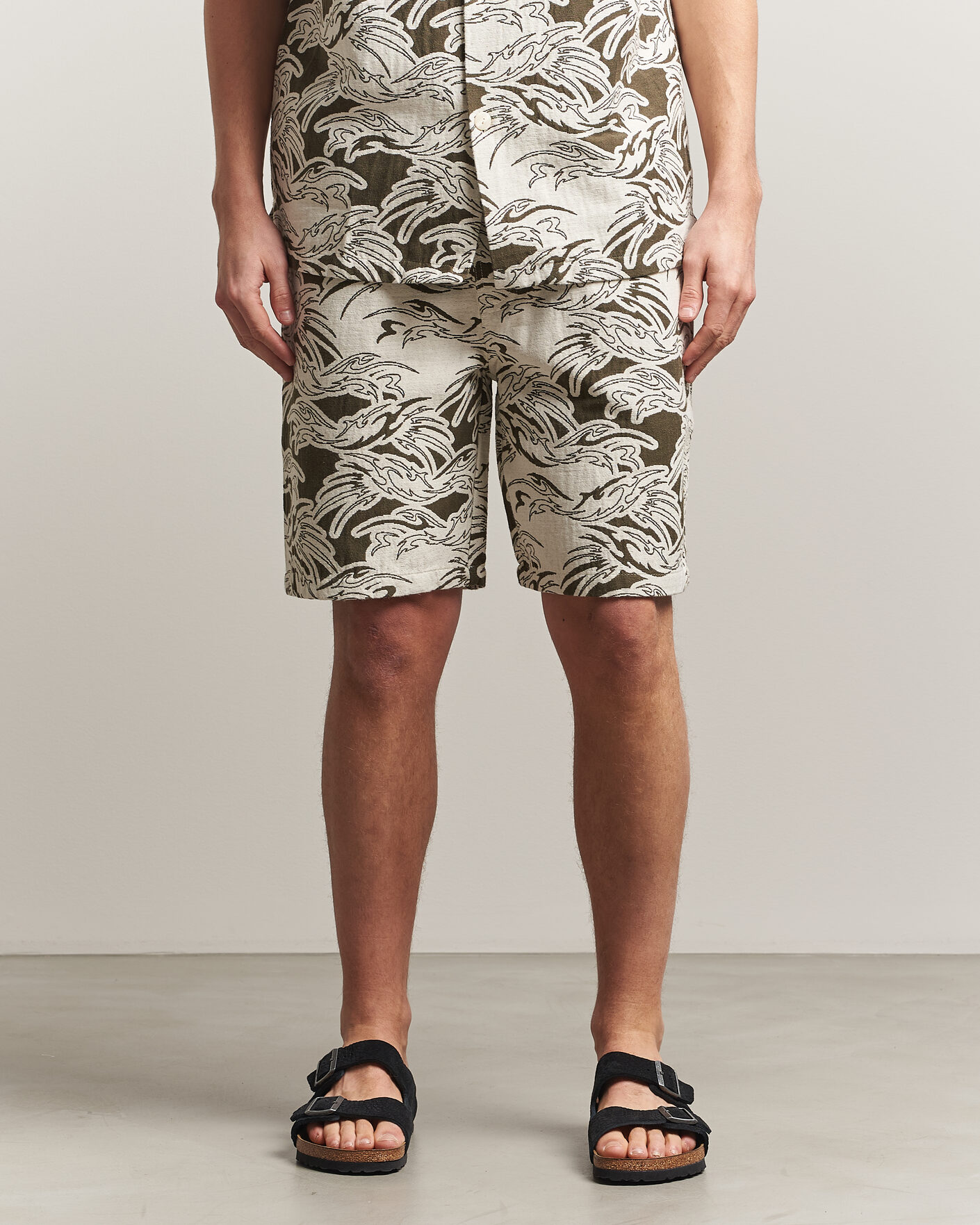 Homme | Shorts | OAS | Nicola Cotton Shorts Rogue Ecru