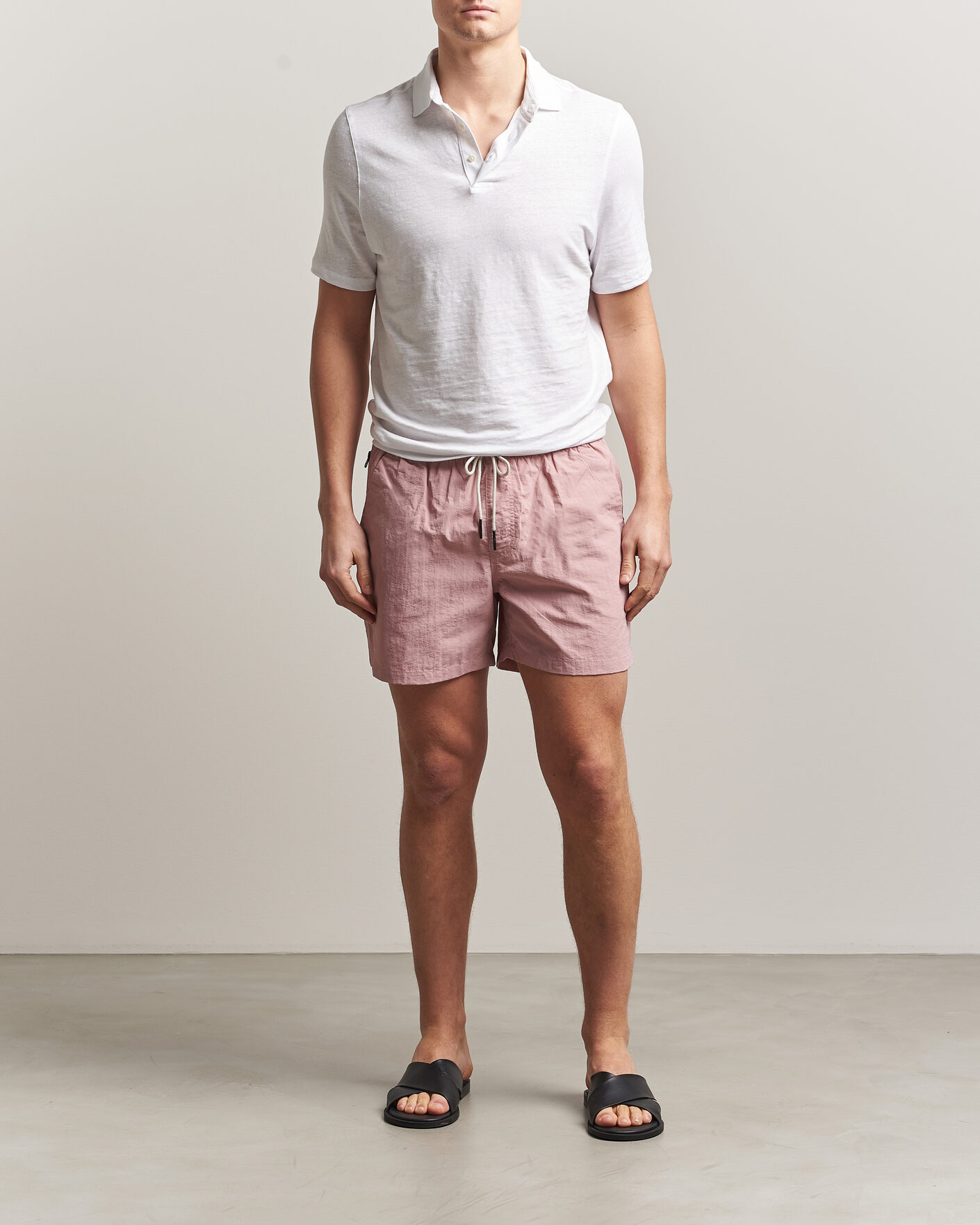 Homme | Maillots De Bain | OAS | Plain Swimshorts Blush