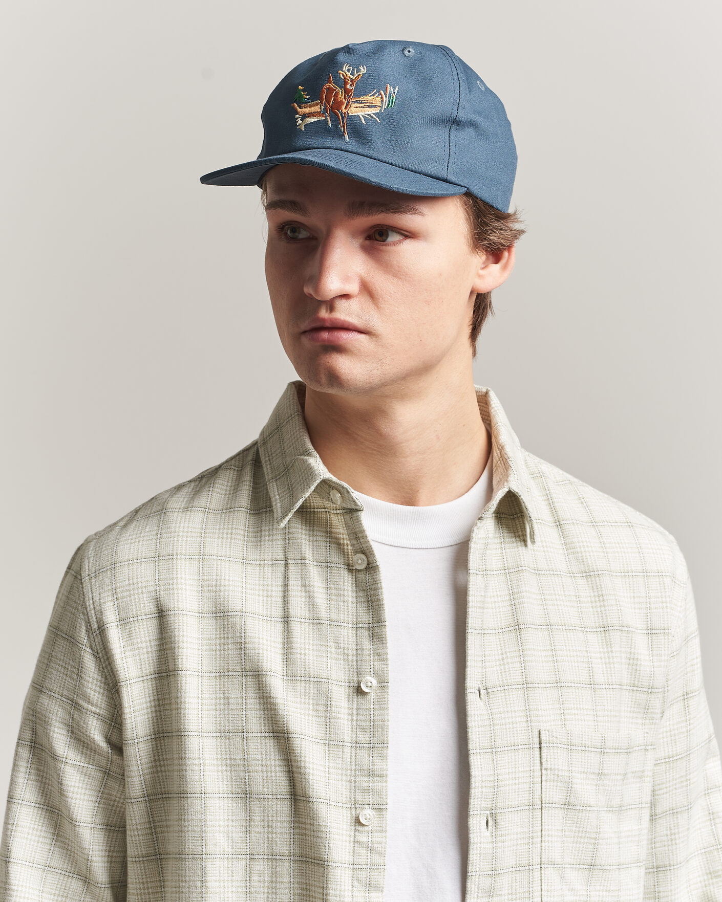 Homme | Bobs Et Casquettes | Filson | Deer Trucker Cap Dusty Blue