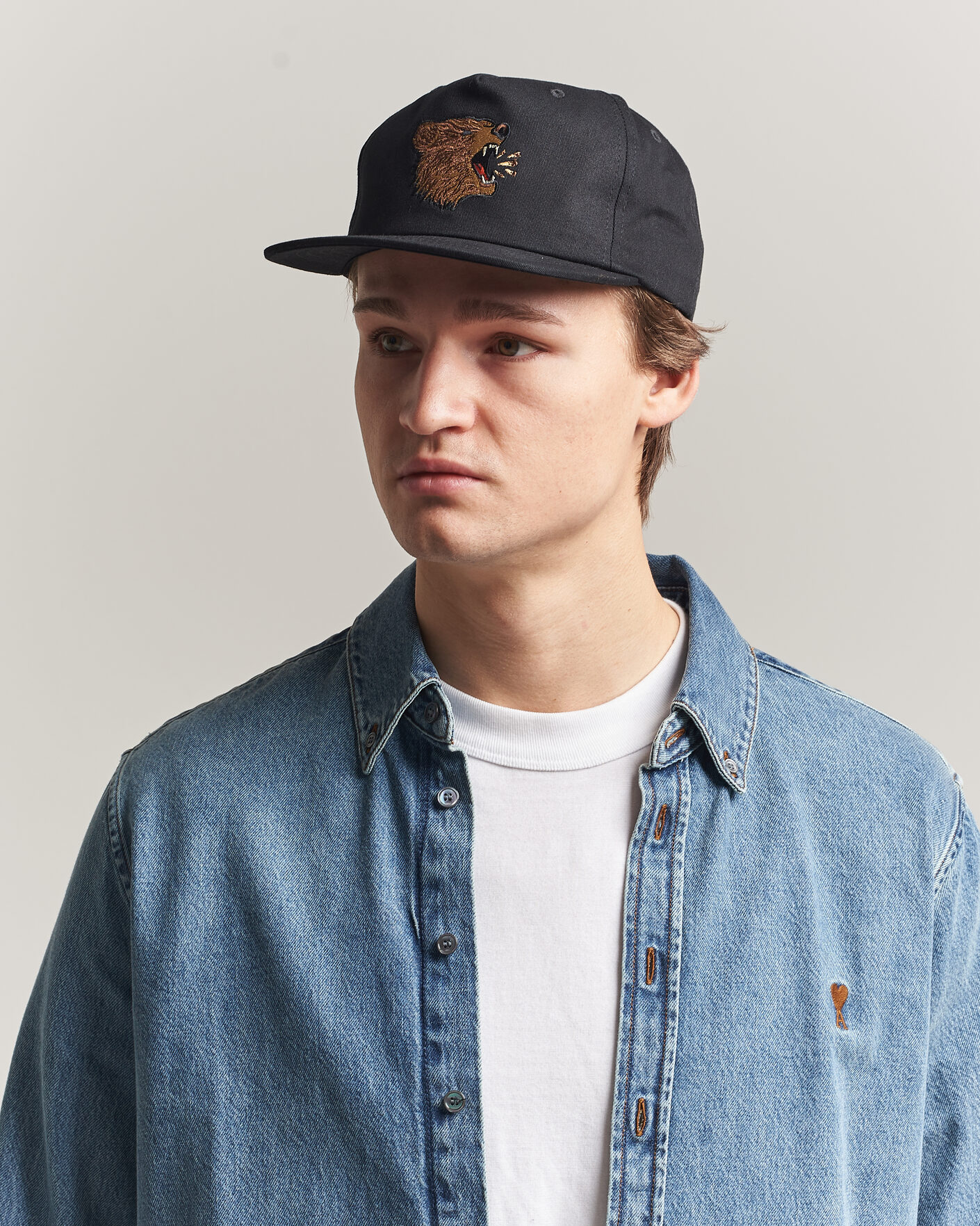 Homme | Bobs Et Casquettes | Filson | Bear Trucker Cap Black