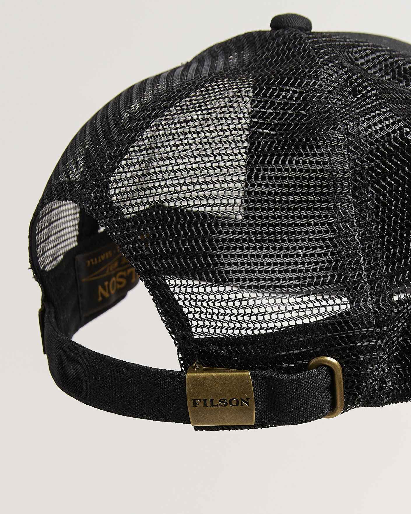 Homme | Bobs Et Casquettes | Filson | Scenic Waxed Logger Mesh Cap Black