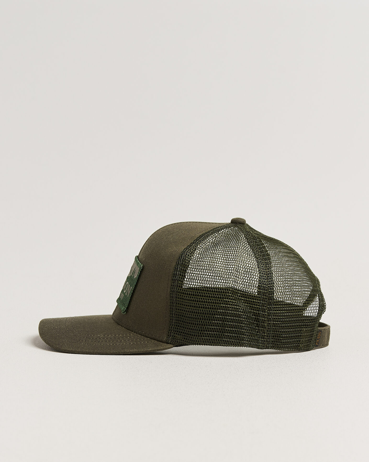 Homme | Bobs Et Casquettes | Filson | Scenic Waxed Logger Mesh Cap Otter Green