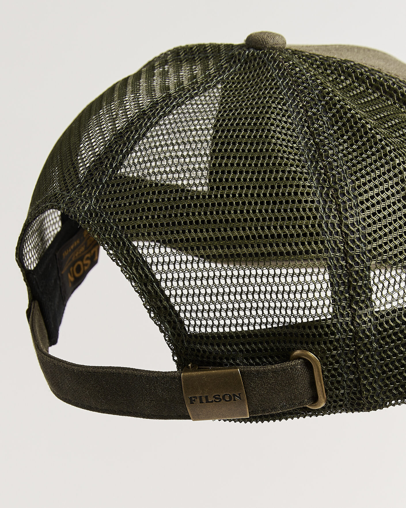 Homme | Bobs Et Casquettes | Filson | Scenic Waxed Logger Mesh Cap Otter Green
