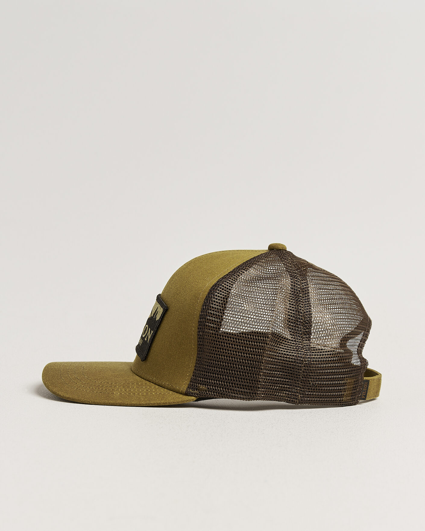 Homme | Bobs Et Casquettes | Filson | Scenic Waxed Logger Mesh Cap Dark Tan