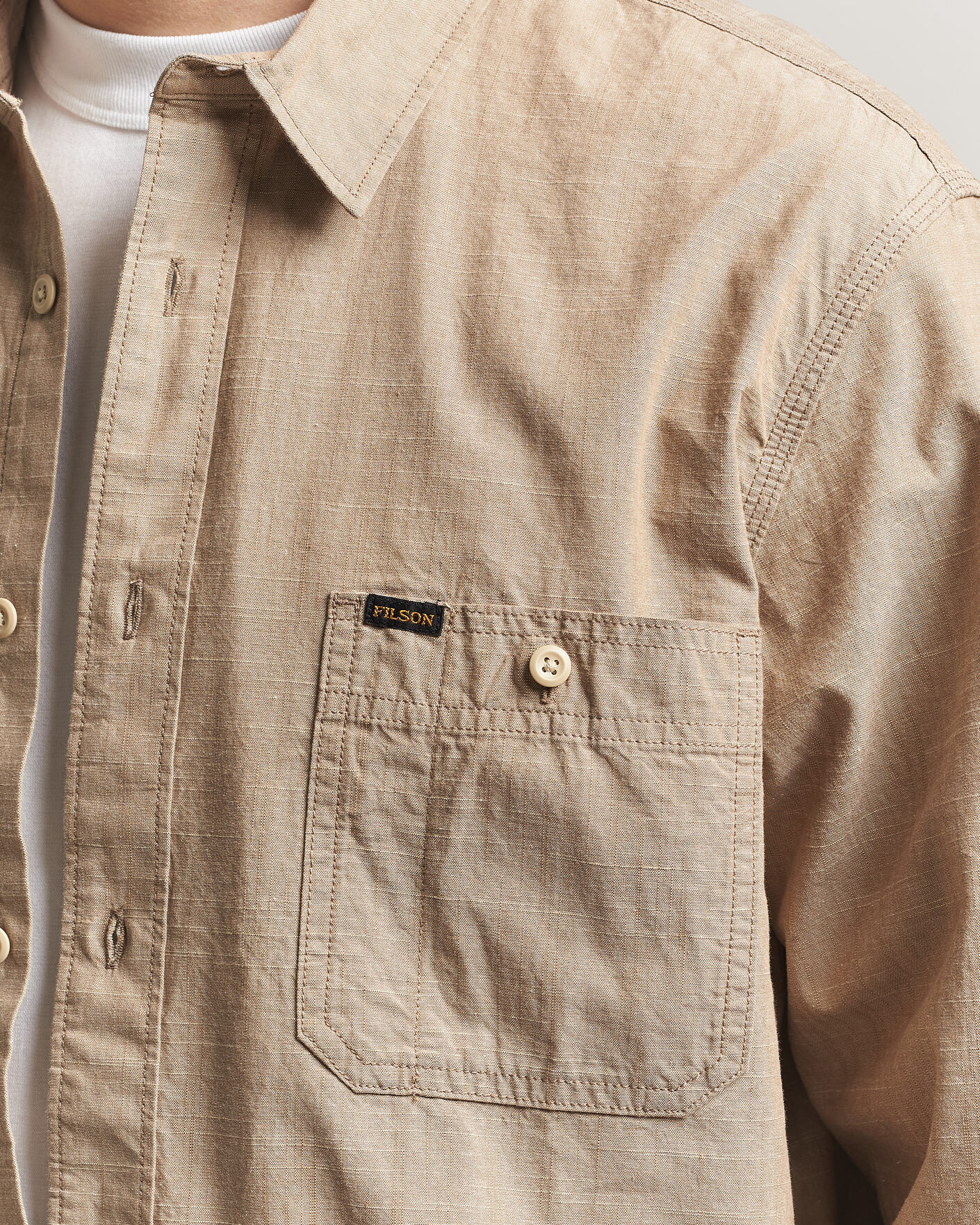 Homme | Chemises | Filson | Chambray CPO Shirt Tan