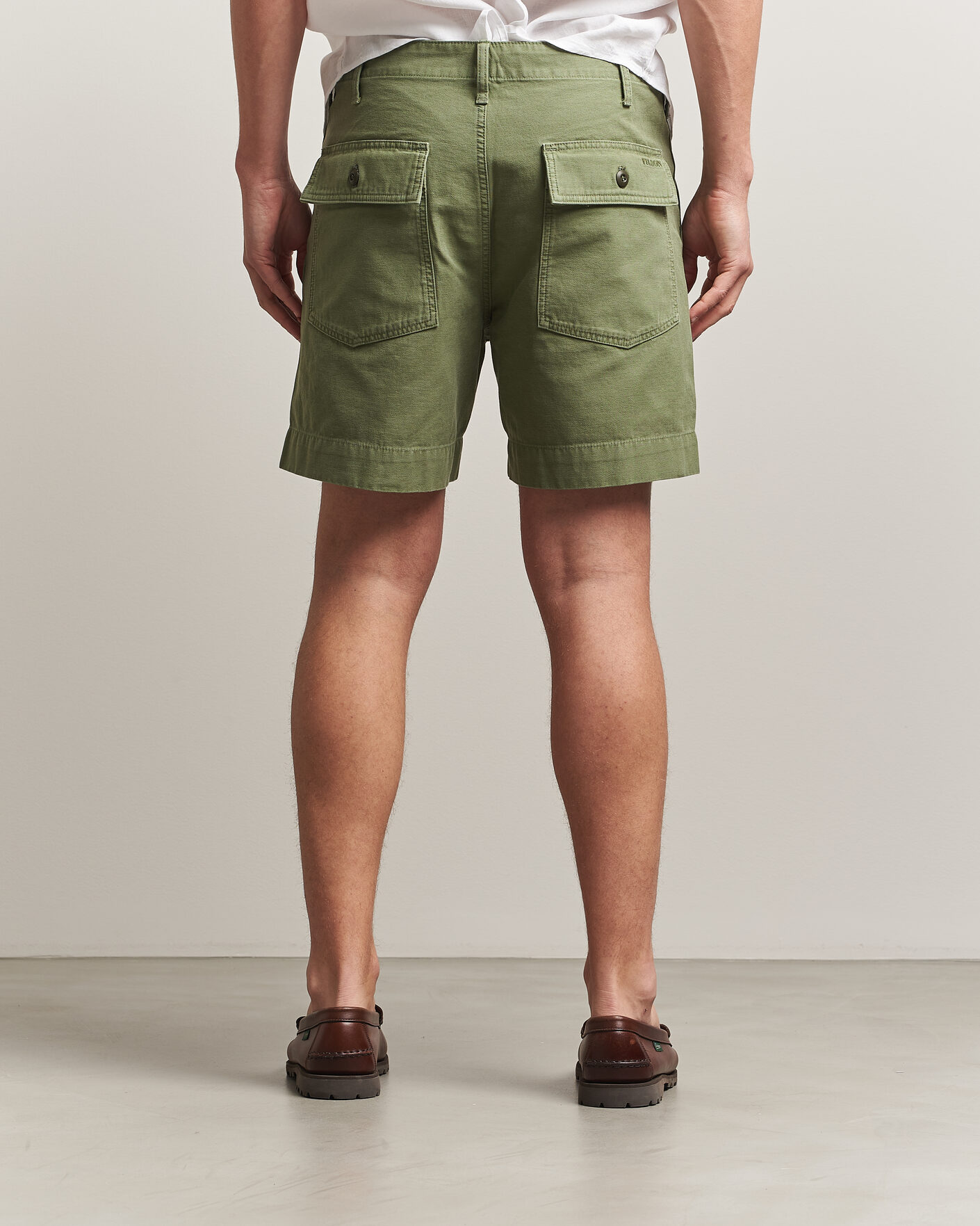 Homme | Shorts | Filson | Field Cargo Shorts Washed Fatigue Green
