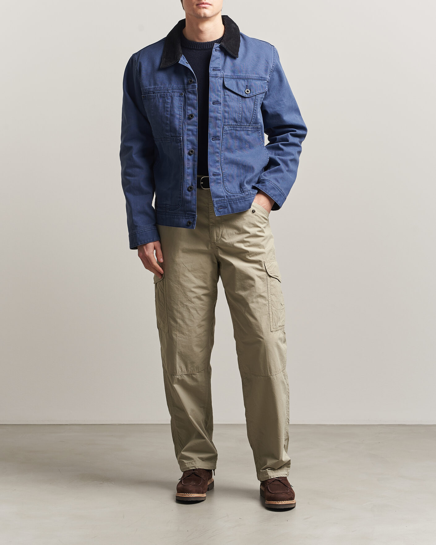 Homme | Pantalons | Filson | Tropical Poplin Cargo Pants Dried Sage
