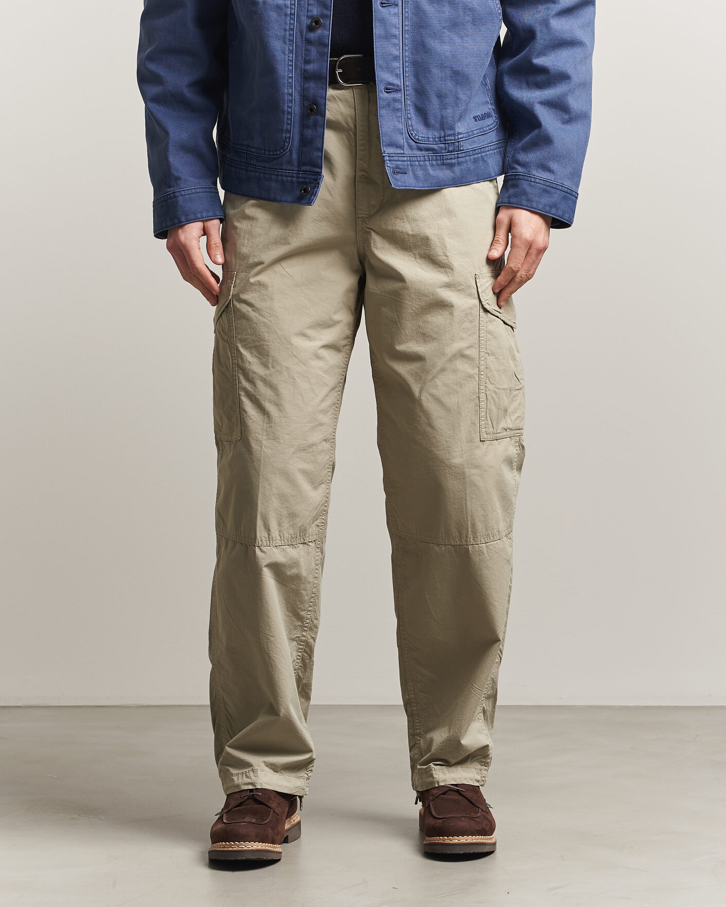 Homme | Pantalons | Filson | Tropical Poplin Cargo Pants Dried Sage