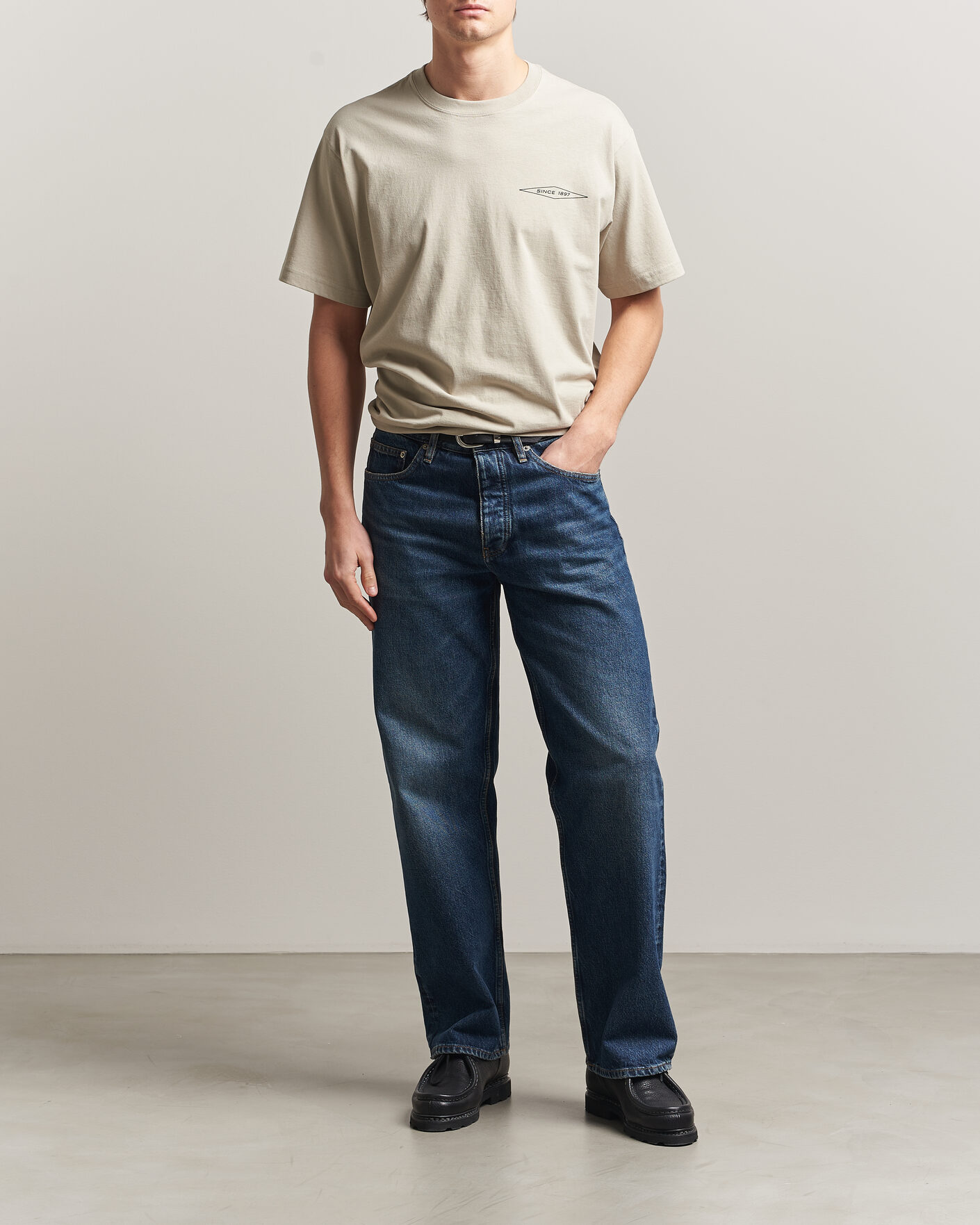 Homme | T-shirts | Filson | Diamond Graphic T-Shirt Sky Grey