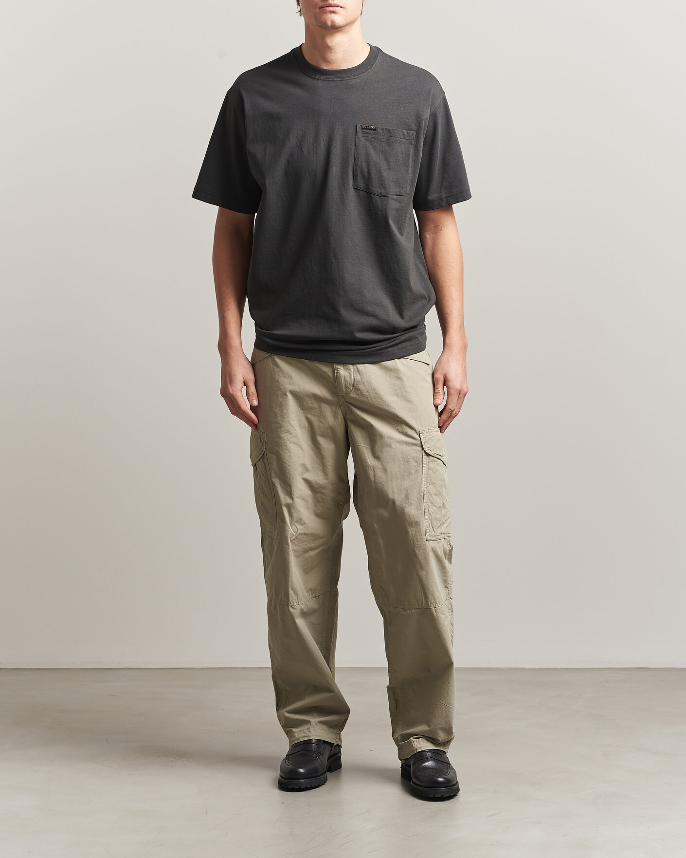 Homme | T-shirts | Filson | Pocket T-Shirt Faded Black