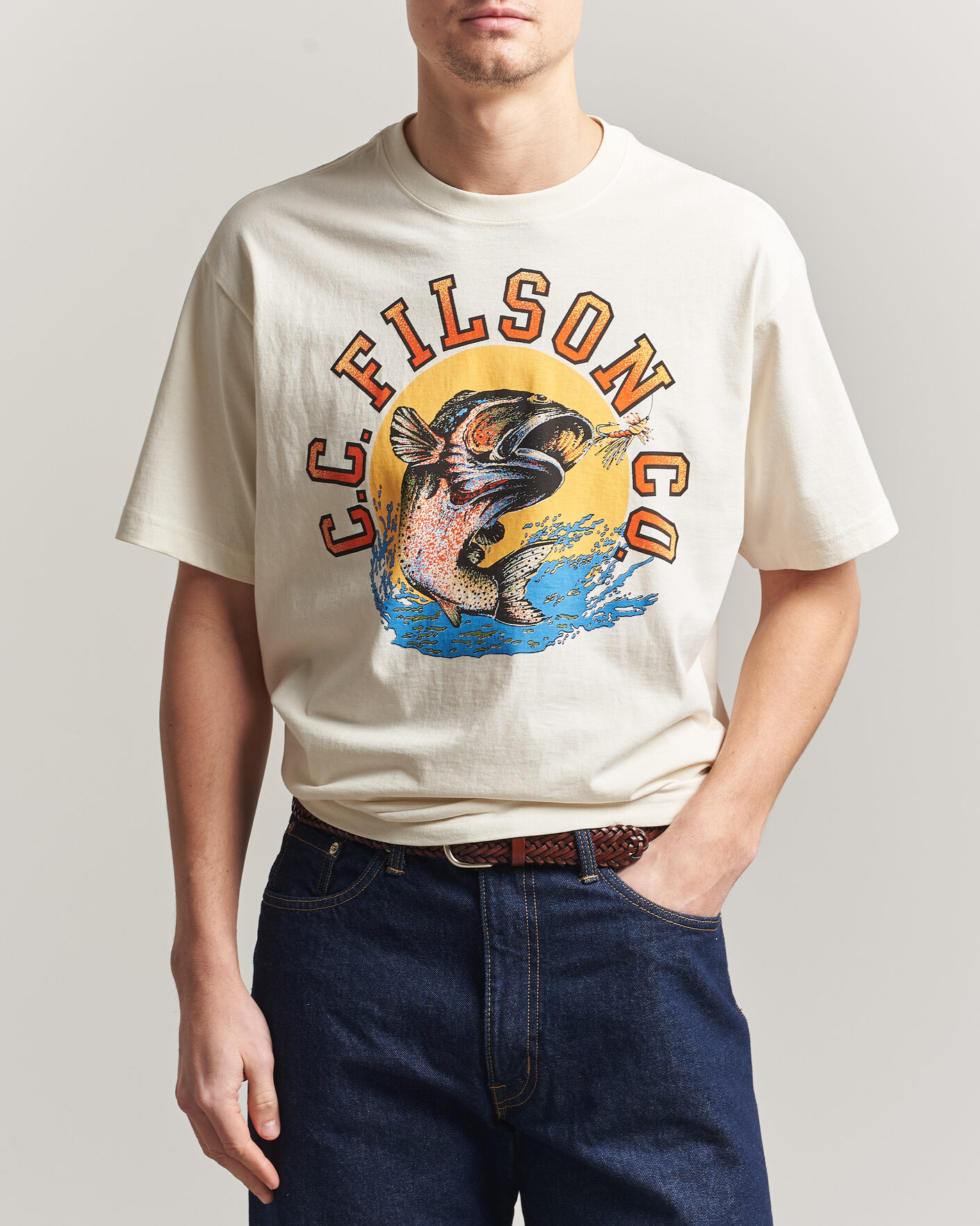 Homme | T-shirts | Filson | Dry Fly Graphic T-Shirt Basswood