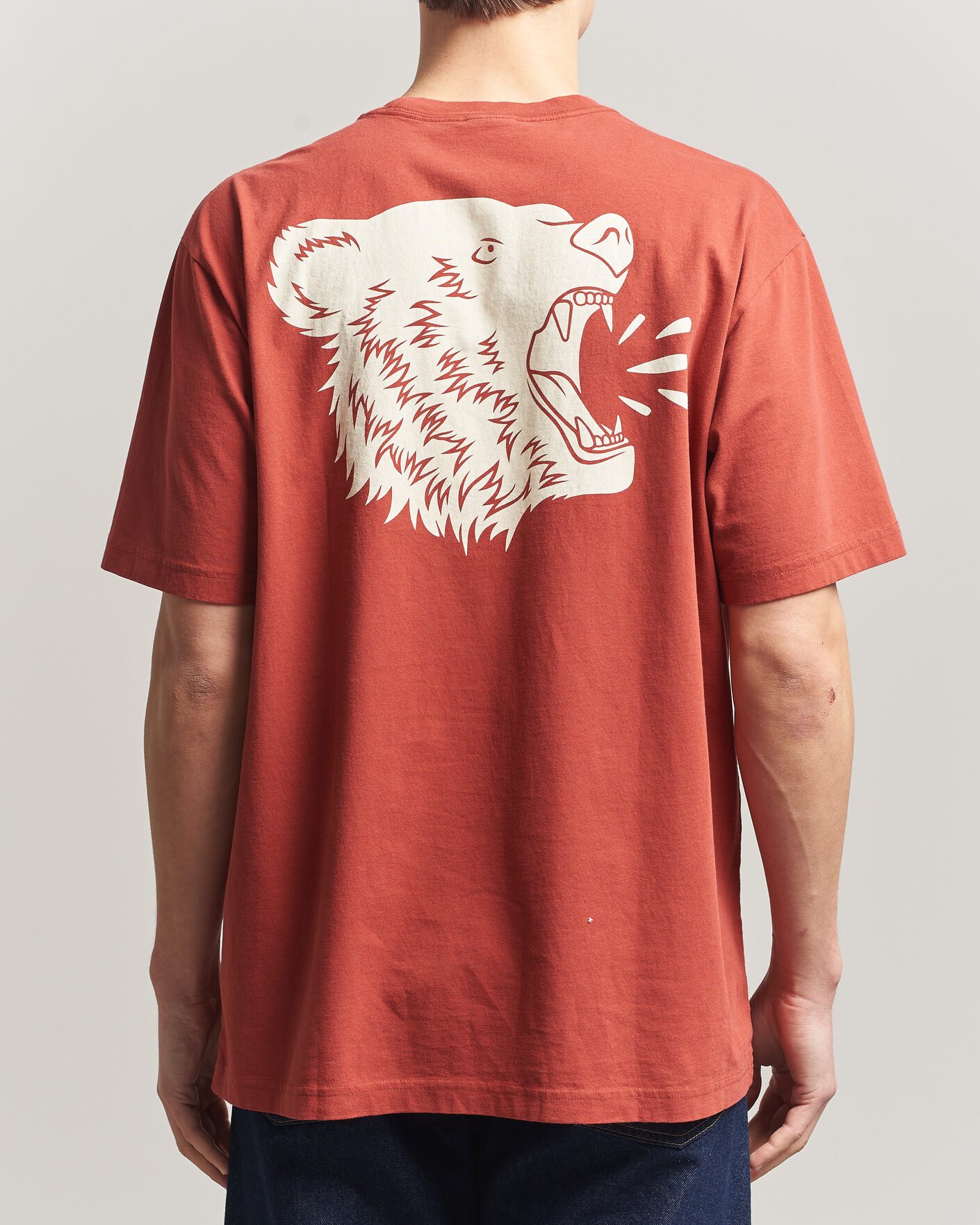 Homme | T-shirts | Filson | Bear Graphic T-Shirt Chili Oil