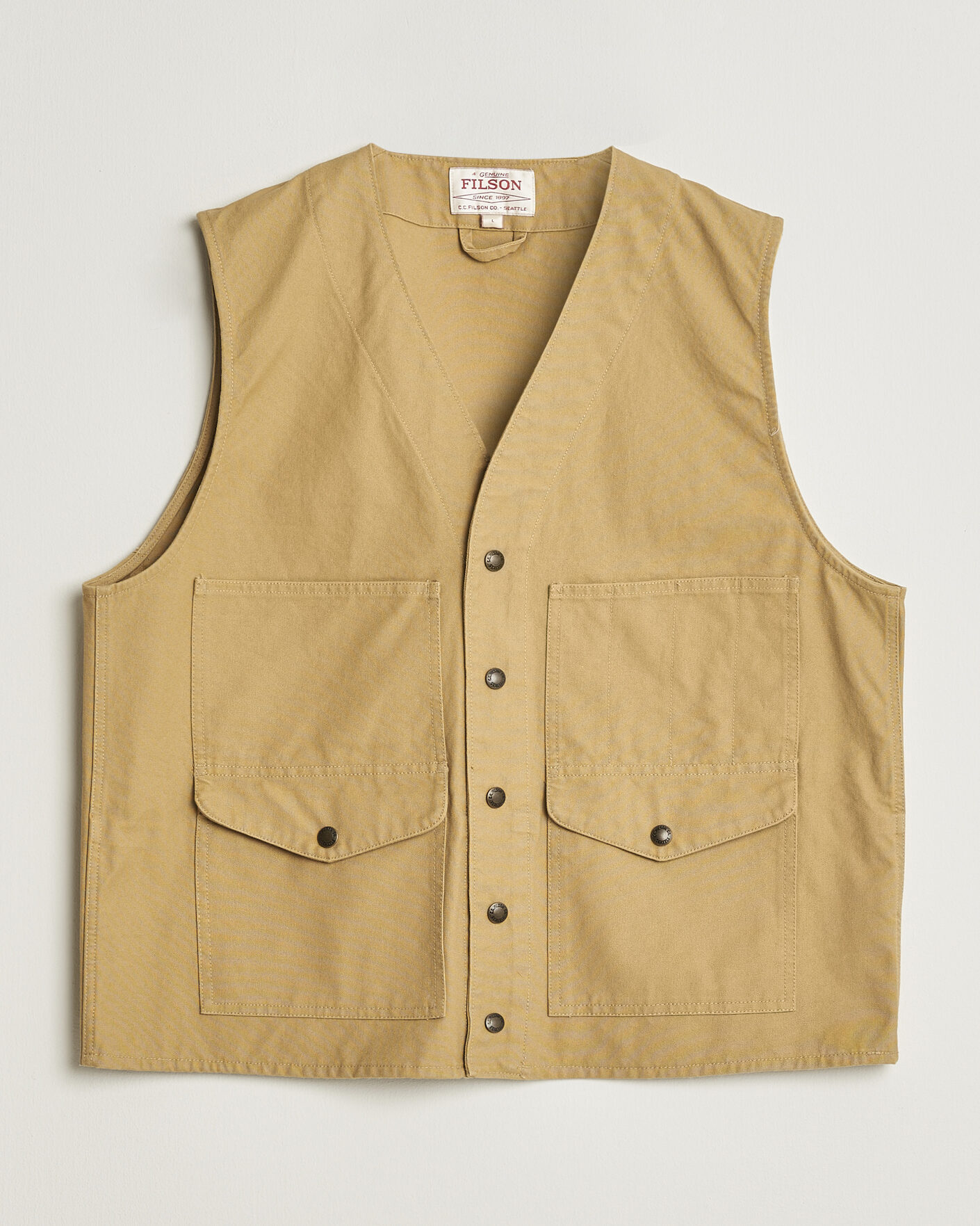 Homme | Gilets | Filson | Dry Tin Vest Tan
