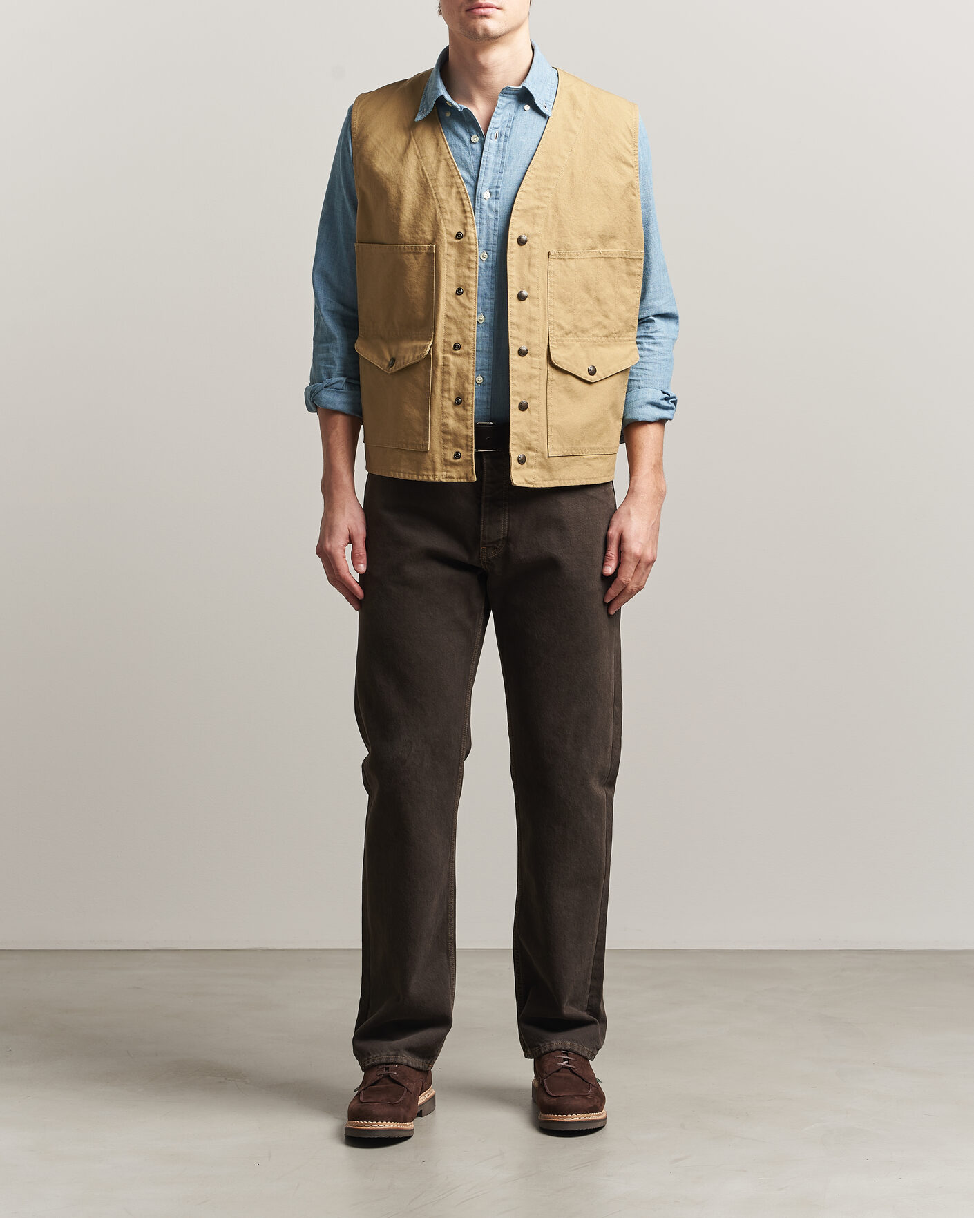 Homme | Gilets | Filson | Dry Tin Vest Tan