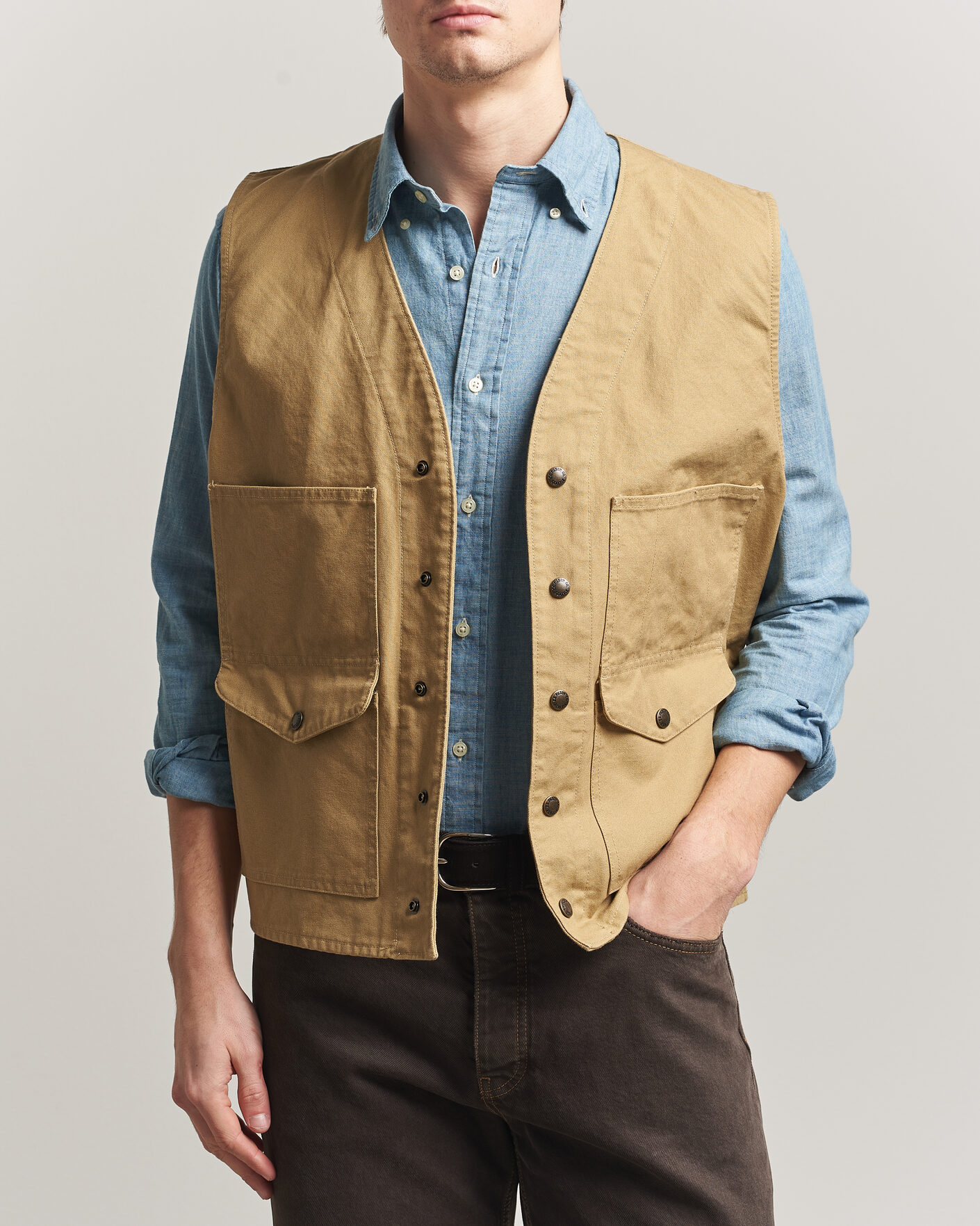 Homme | Gilets | Filson | Dry Tin Vest Tan