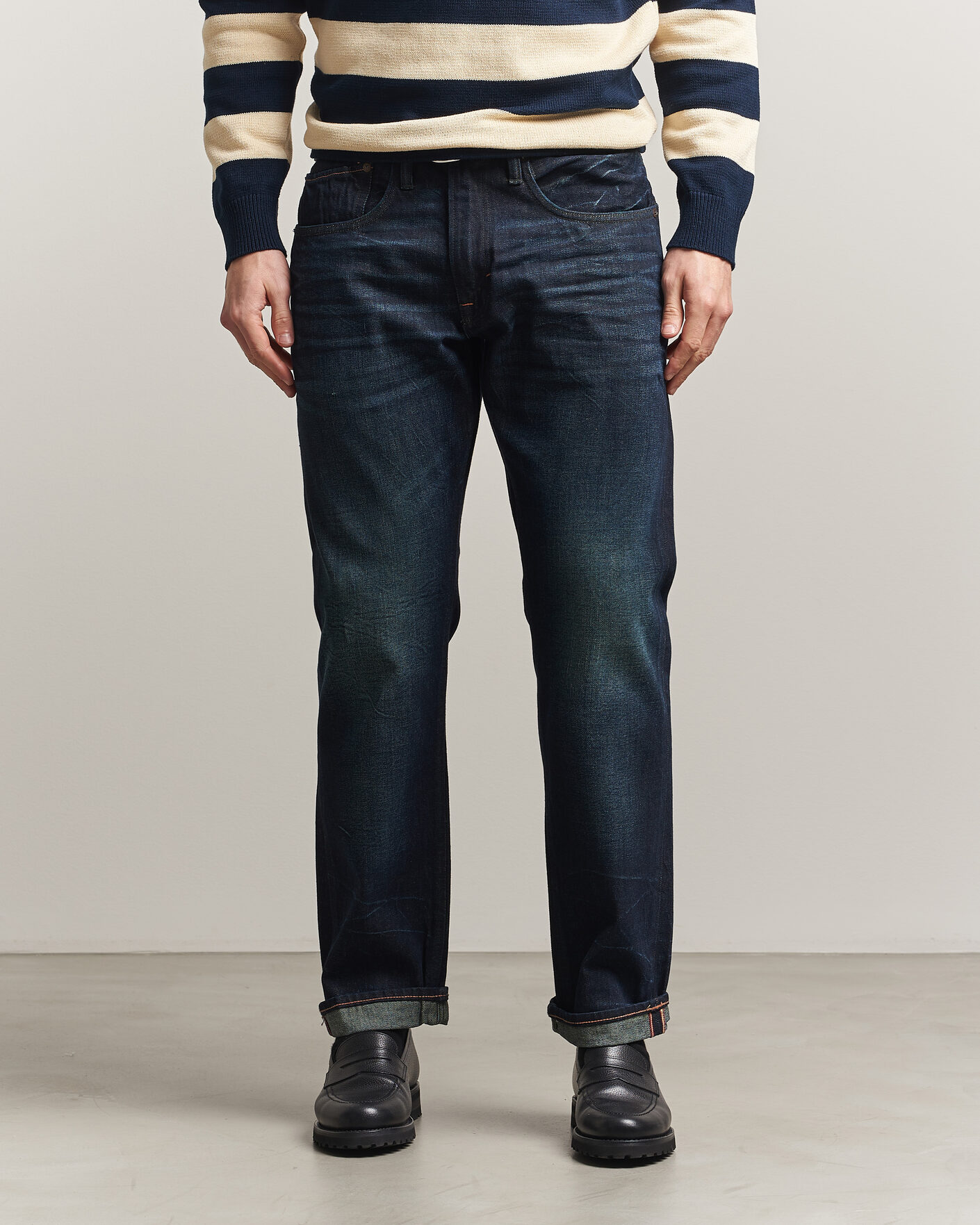 Homme | Pantalons | -1 Nordic Denim | Regular Fit Selvedge Jeans Connoisseur Blue