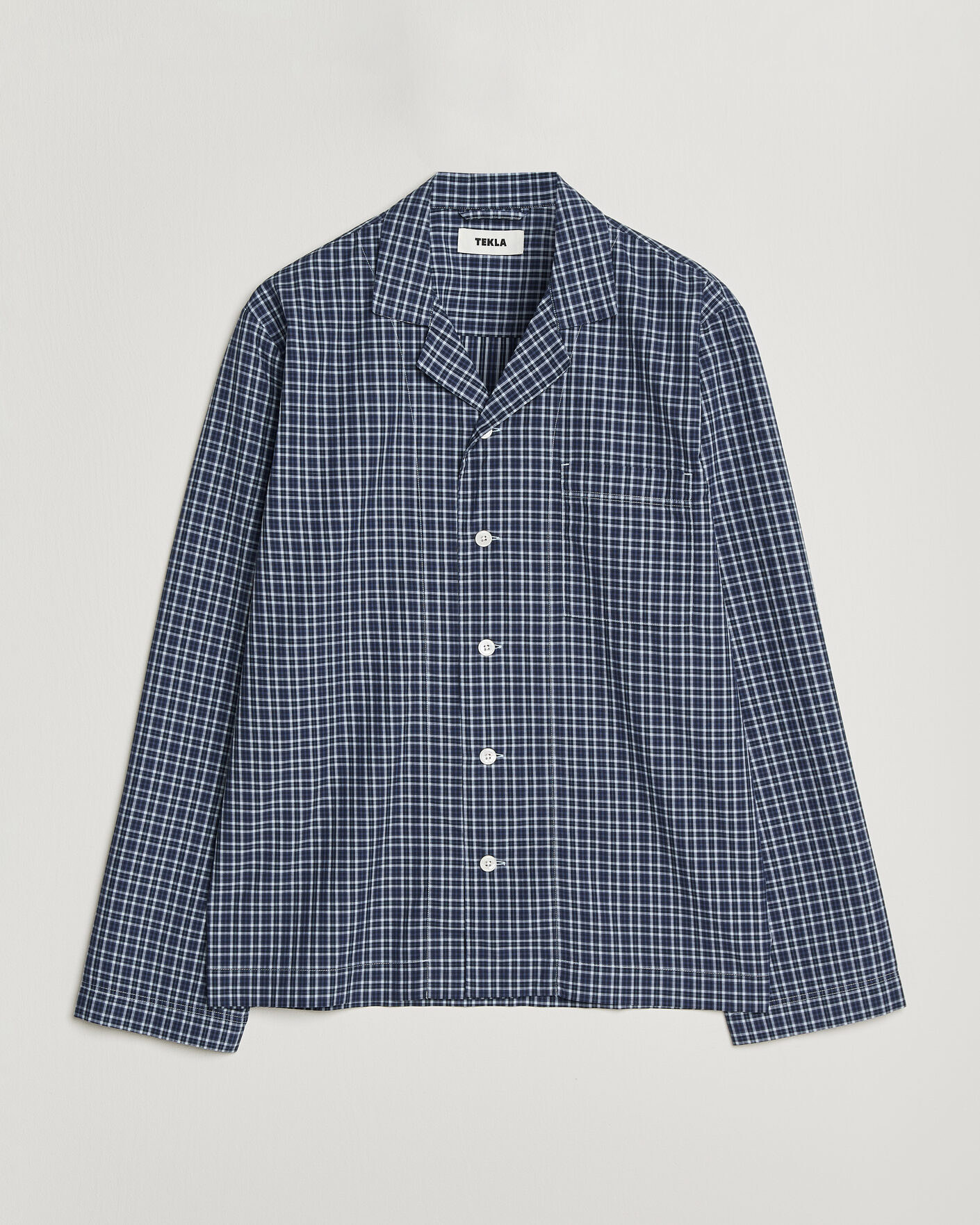 Homme | Peignoirs Et Pyjamas | Tekla | Fine Twill Pyjama Shirt Lanegan Checks